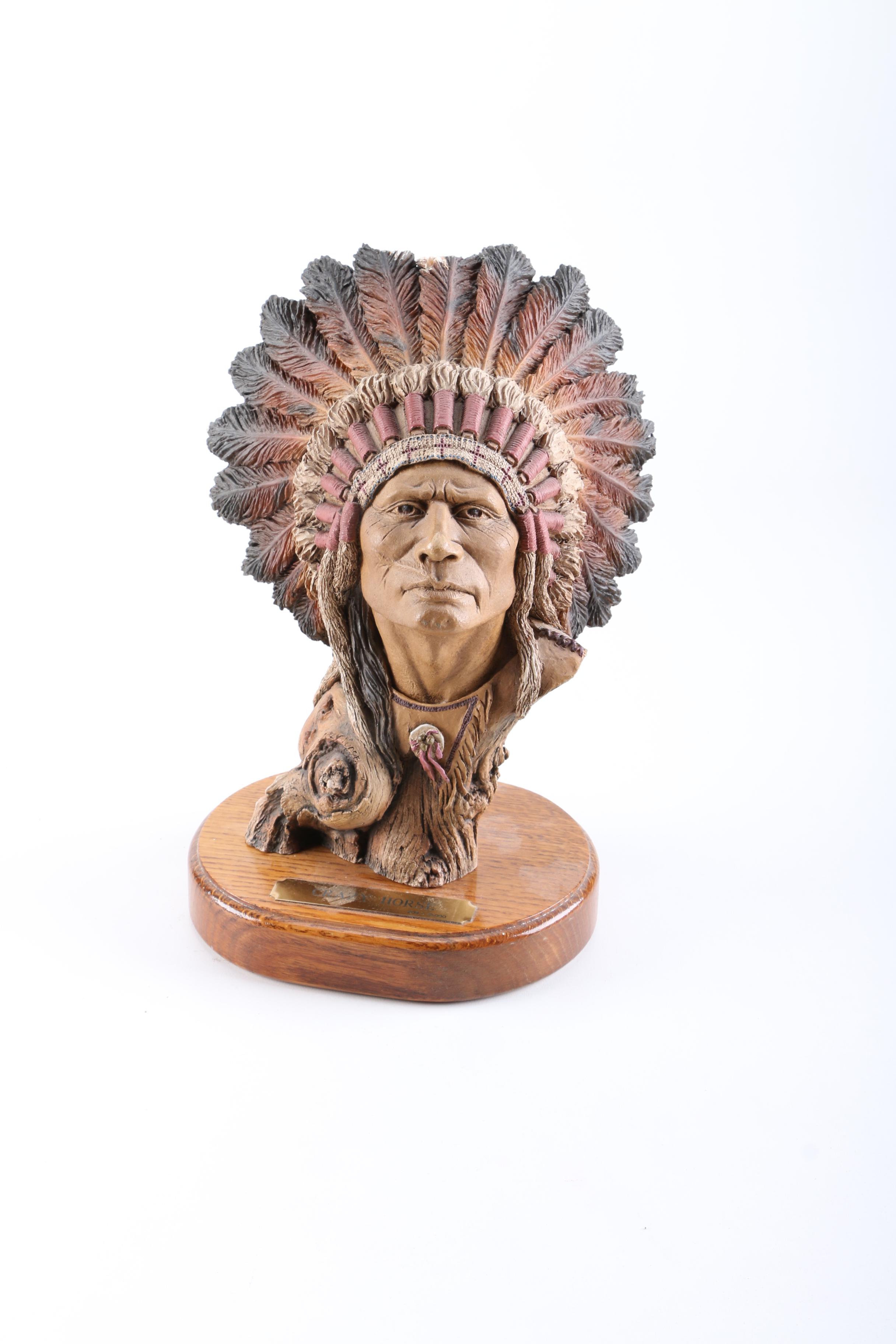 Crazy Horse Resin Bust