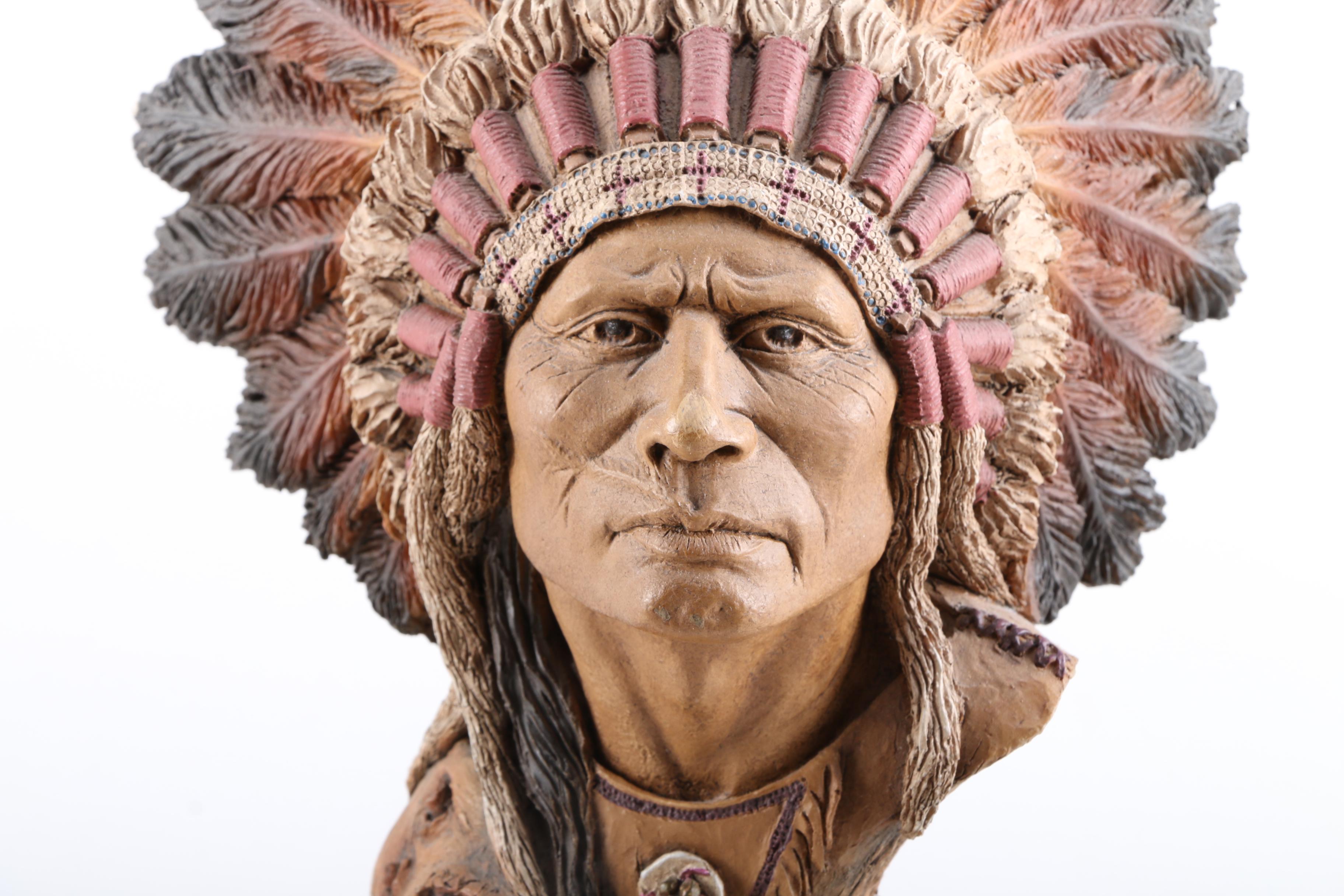 Crazy Horse Resin Bust