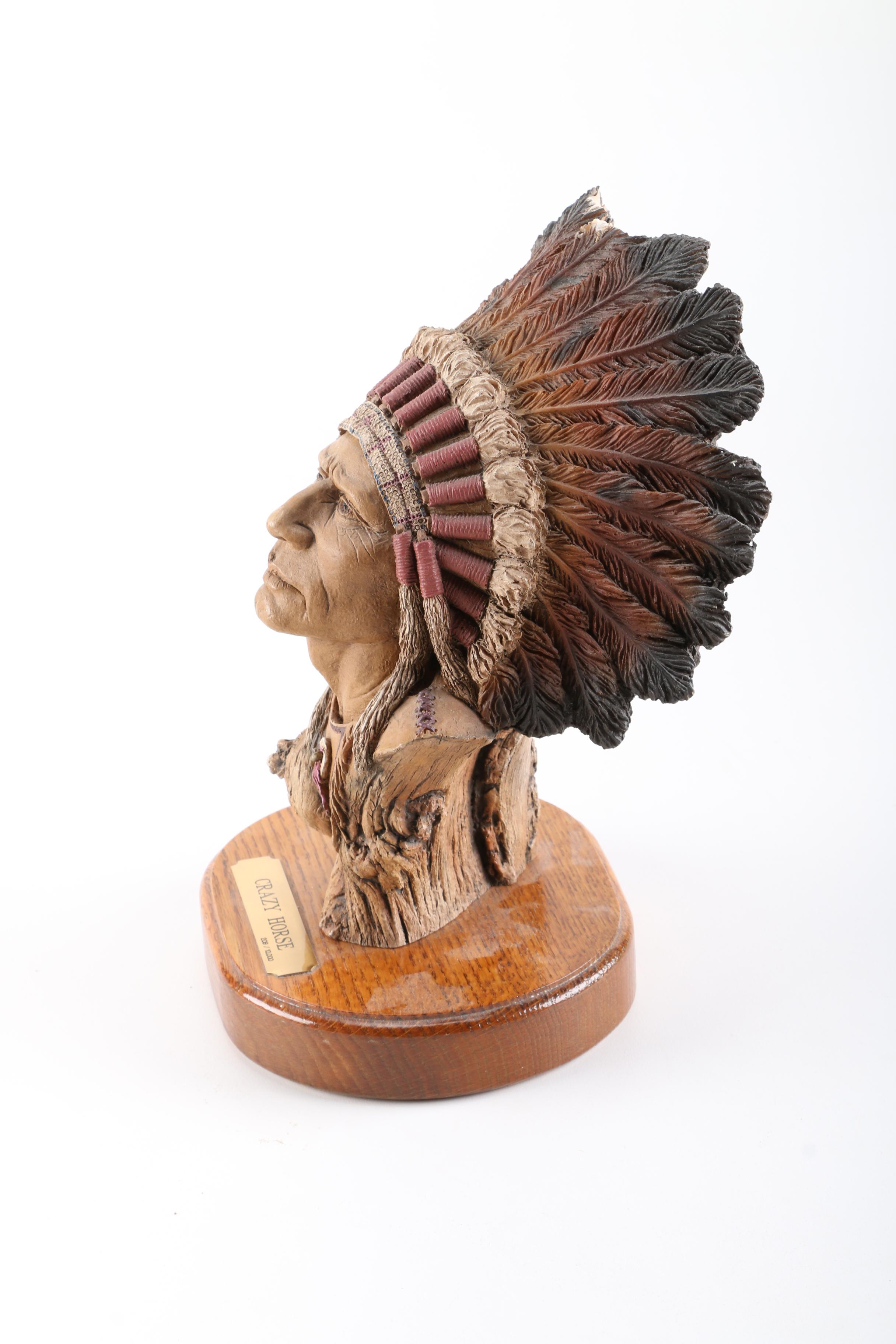 Crazy Horse Resin Bust