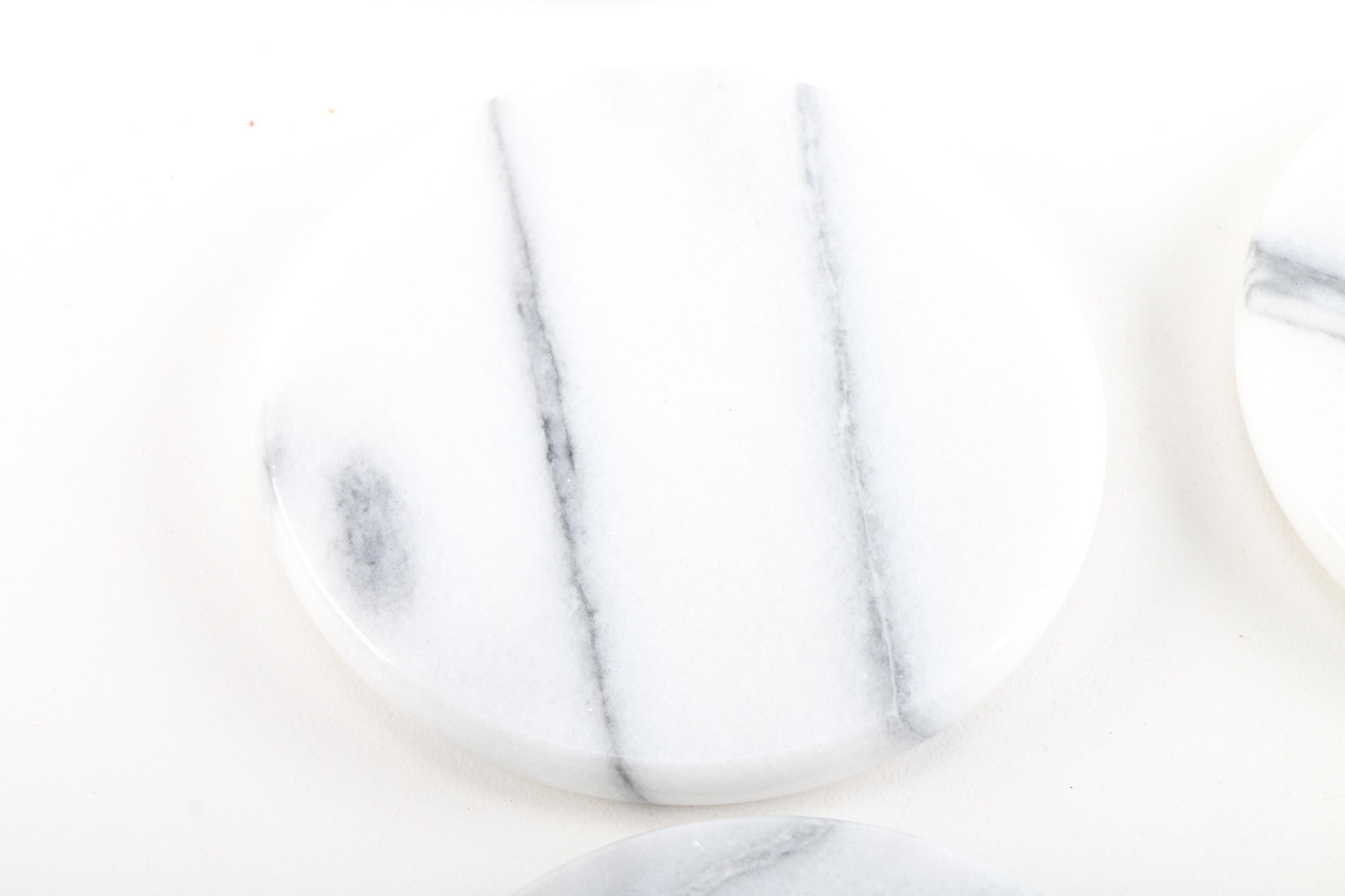 Marble Round Coasters