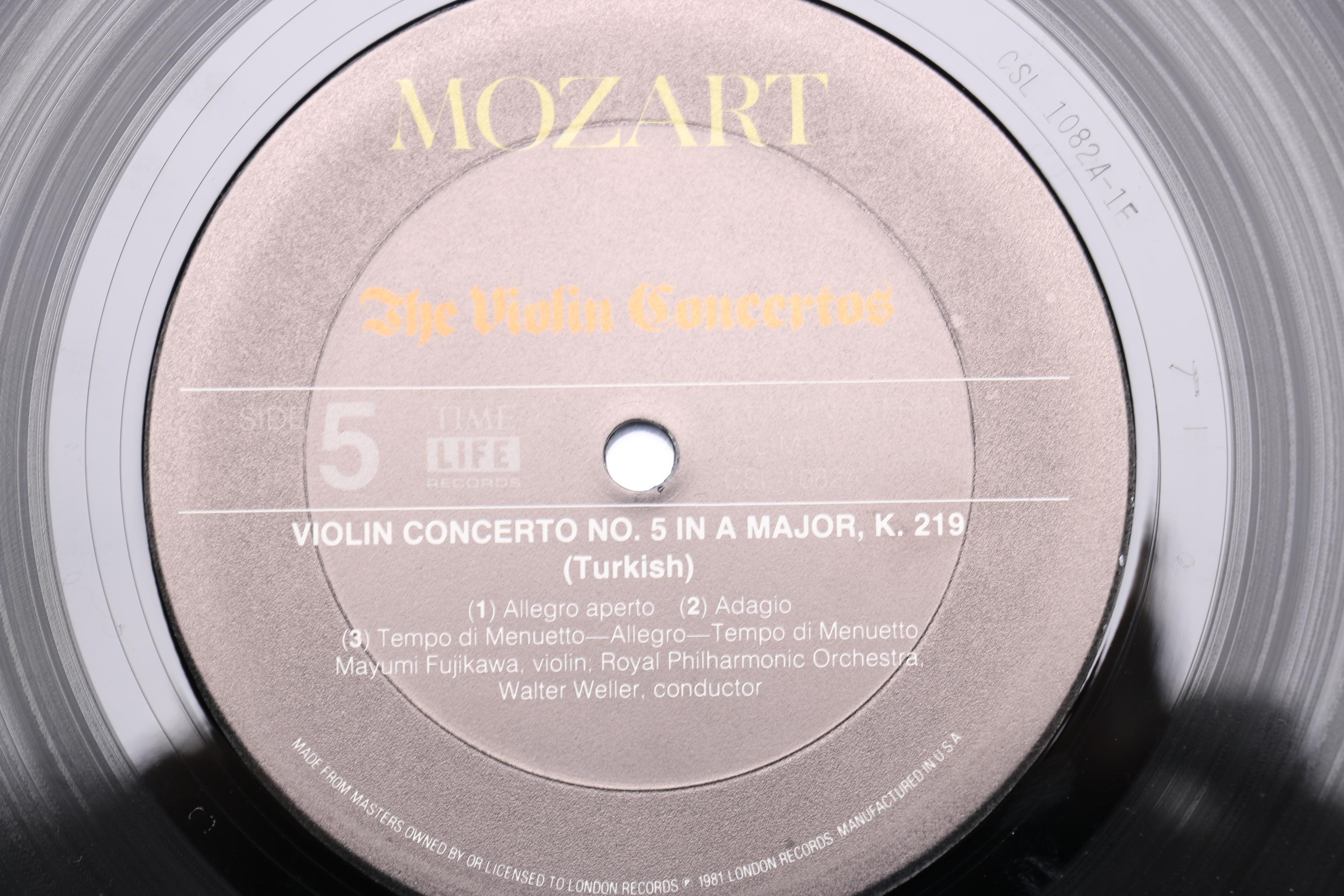 Time-Life Mozart LP Box Sets Collection