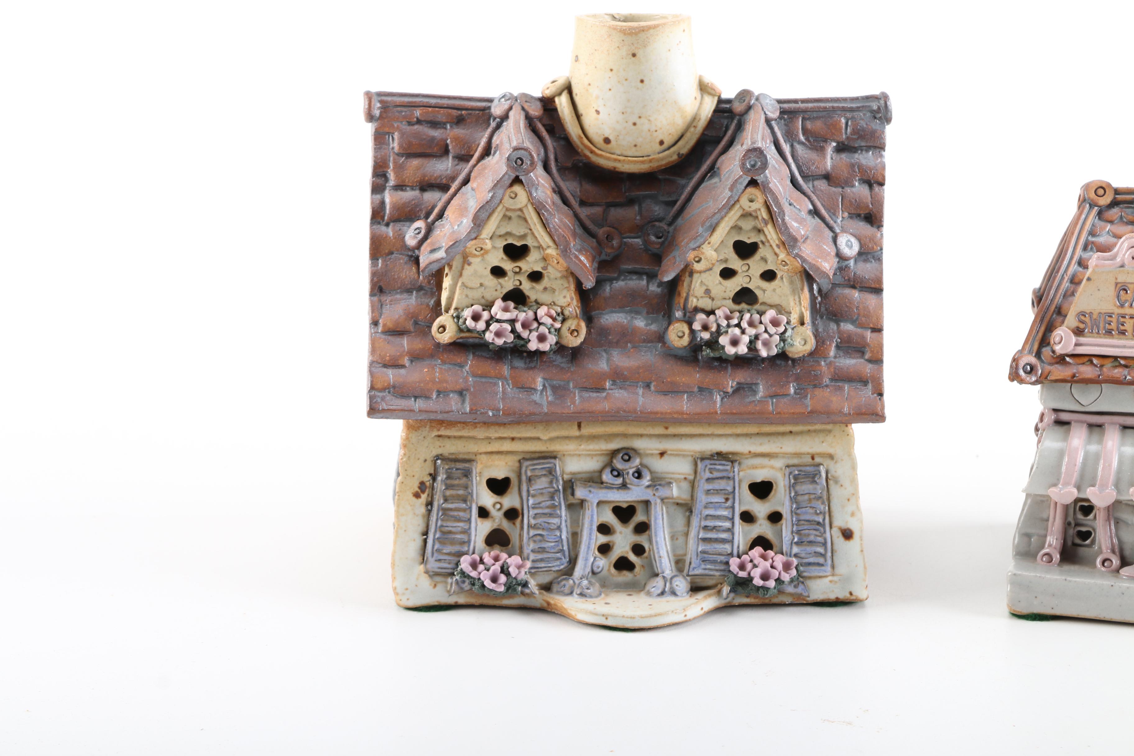 Trio of Windy Meadows Pottery Cottages