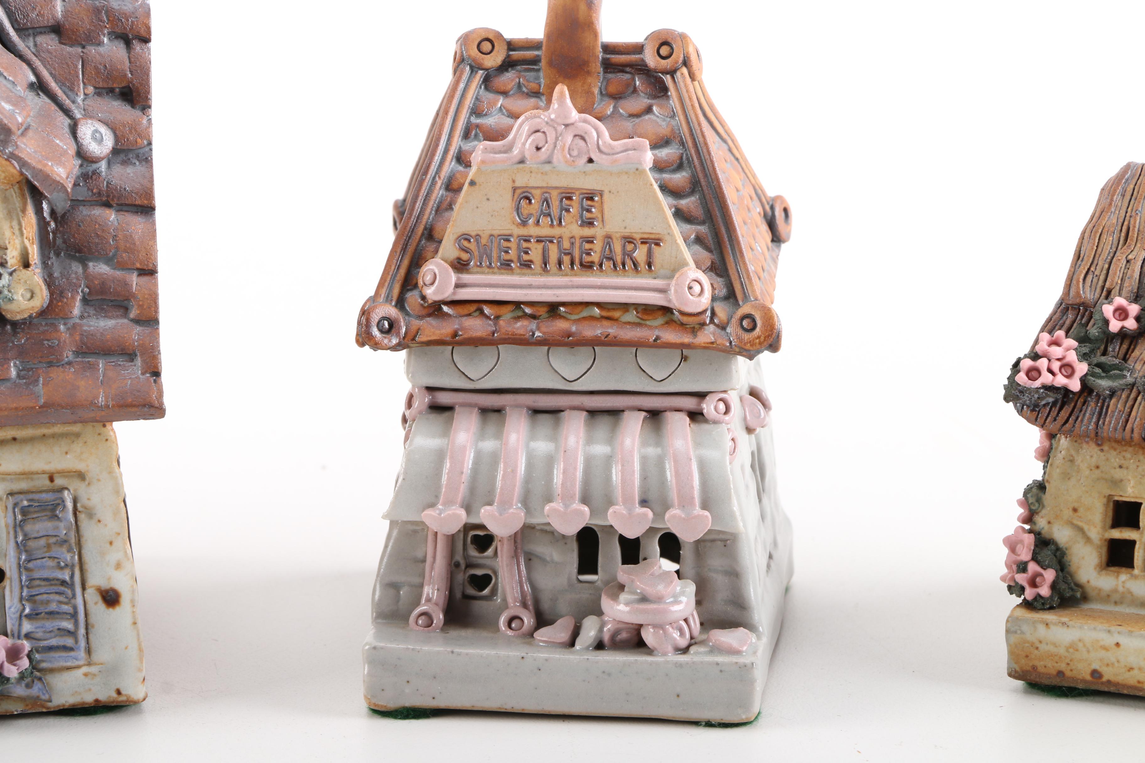 Trio of Windy Meadows Pottery Cottages