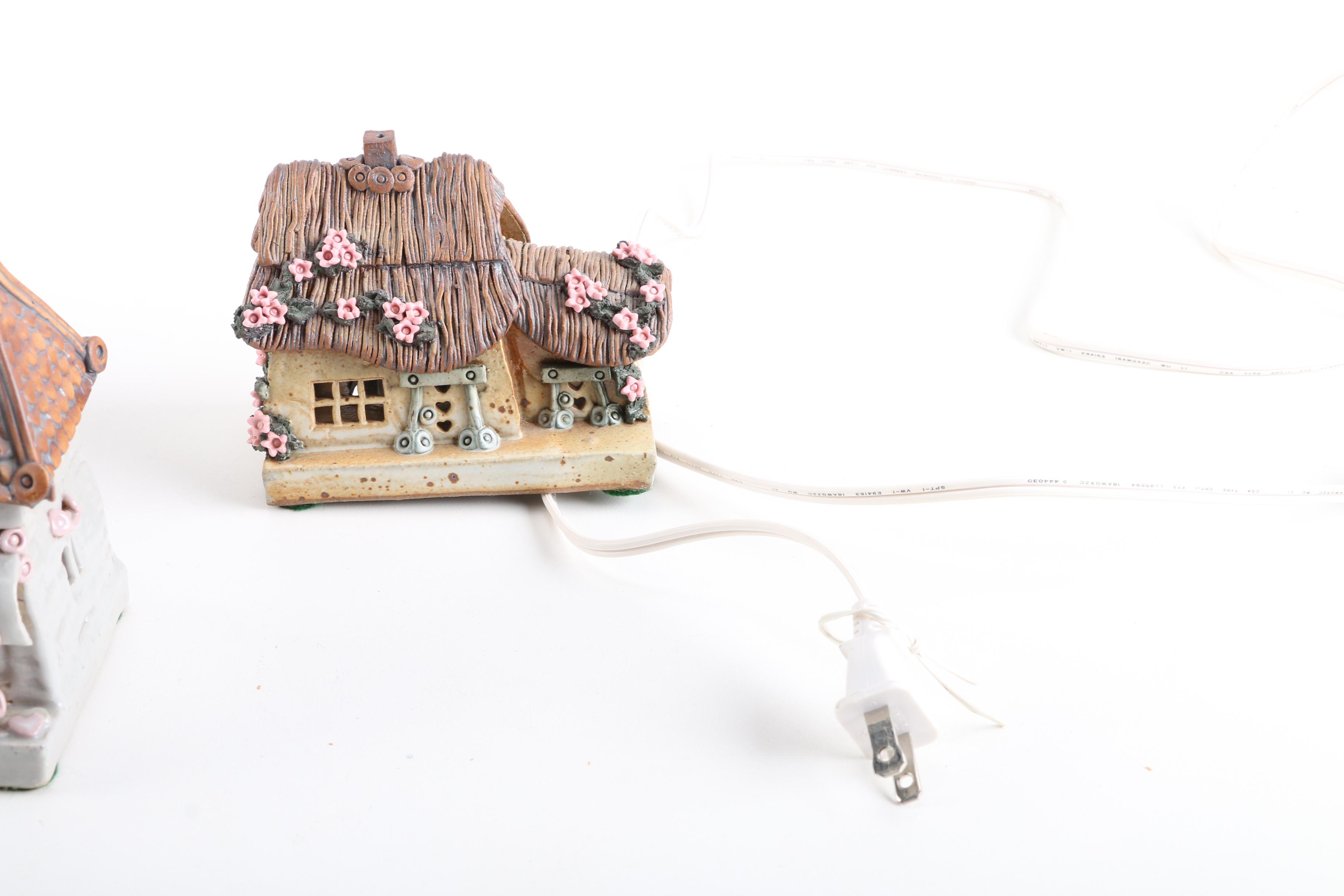 Trio of Windy Meadows Pottery Cottages