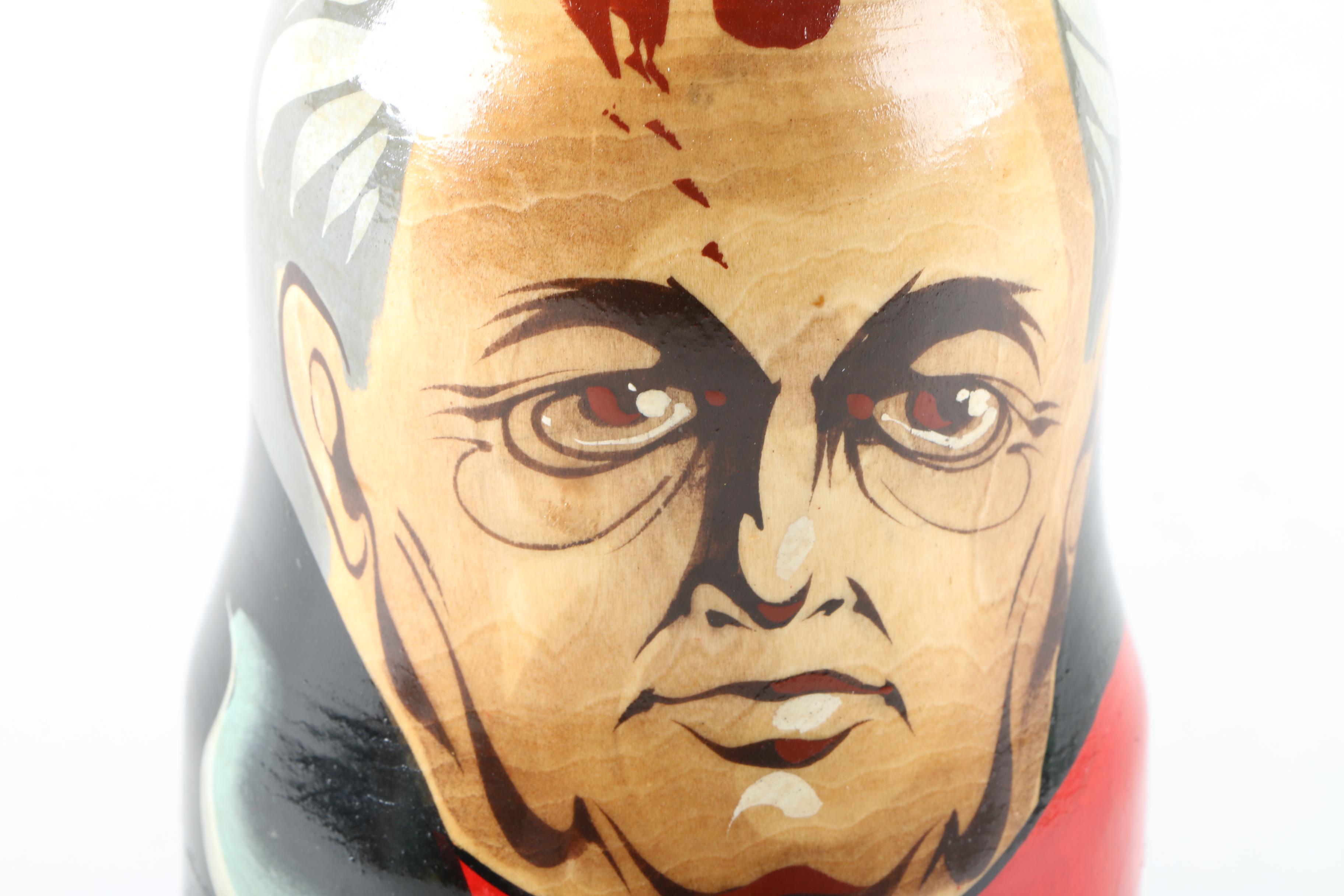 Matryoshka Nesting Dolls of Soviet Union Politicians