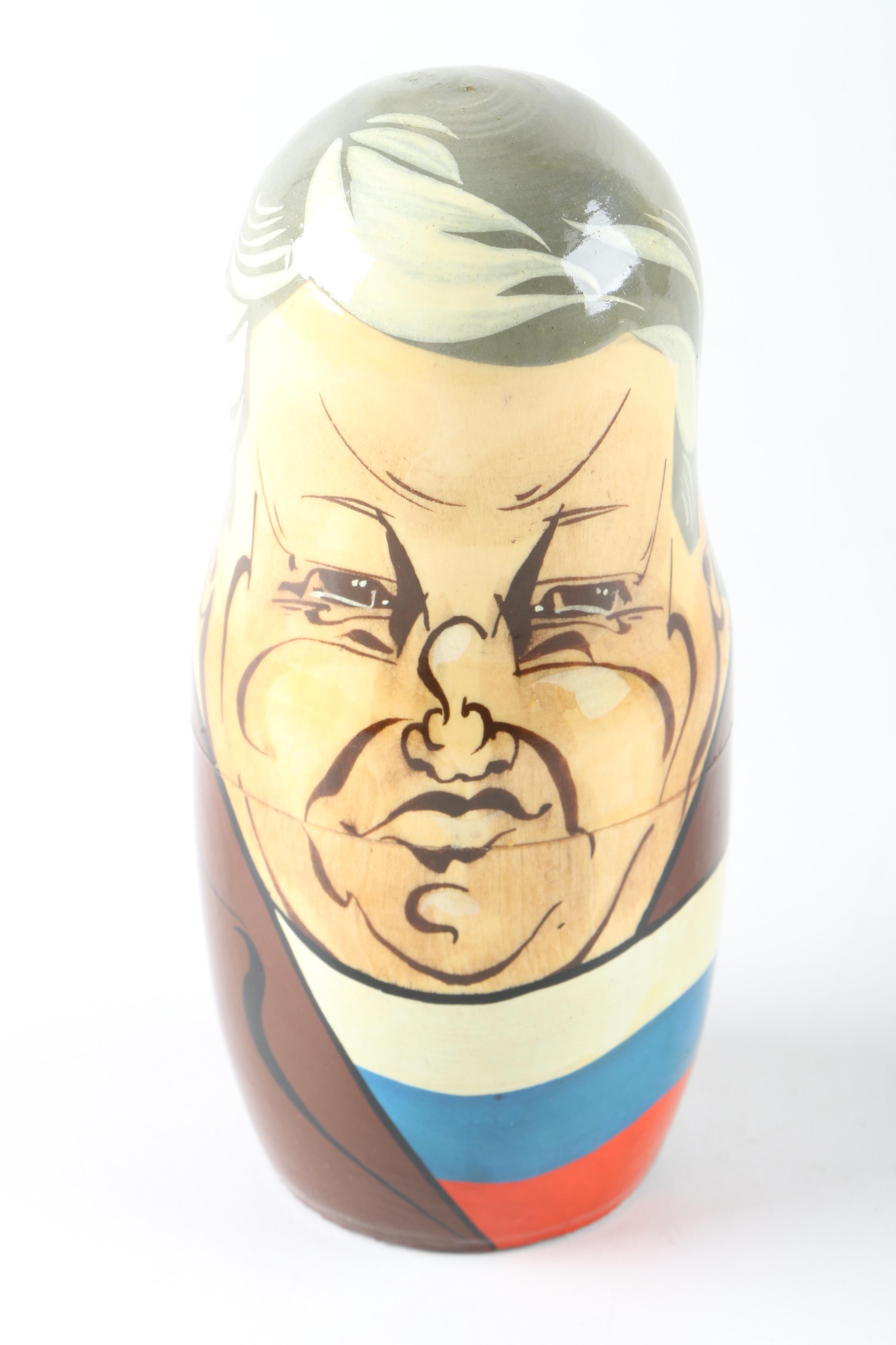Matryoshka Nesting Dolls of Soviet Union Politicians