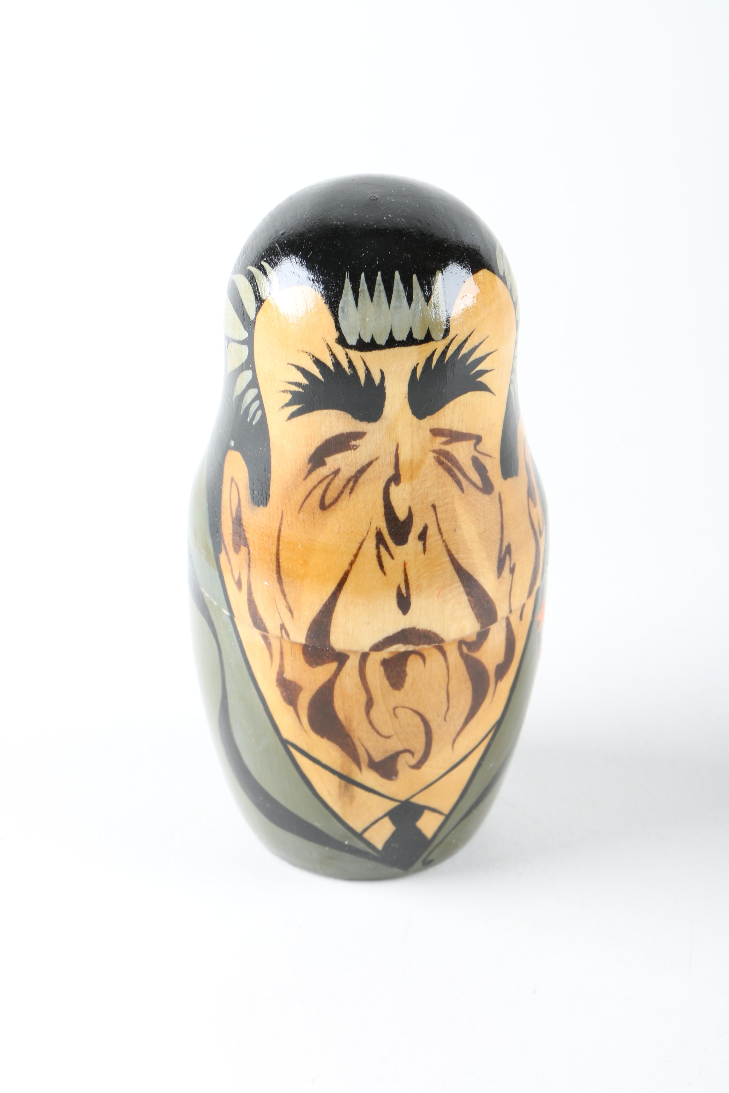 Matryoshka Nesting Dolls of Soviet Union Politicians