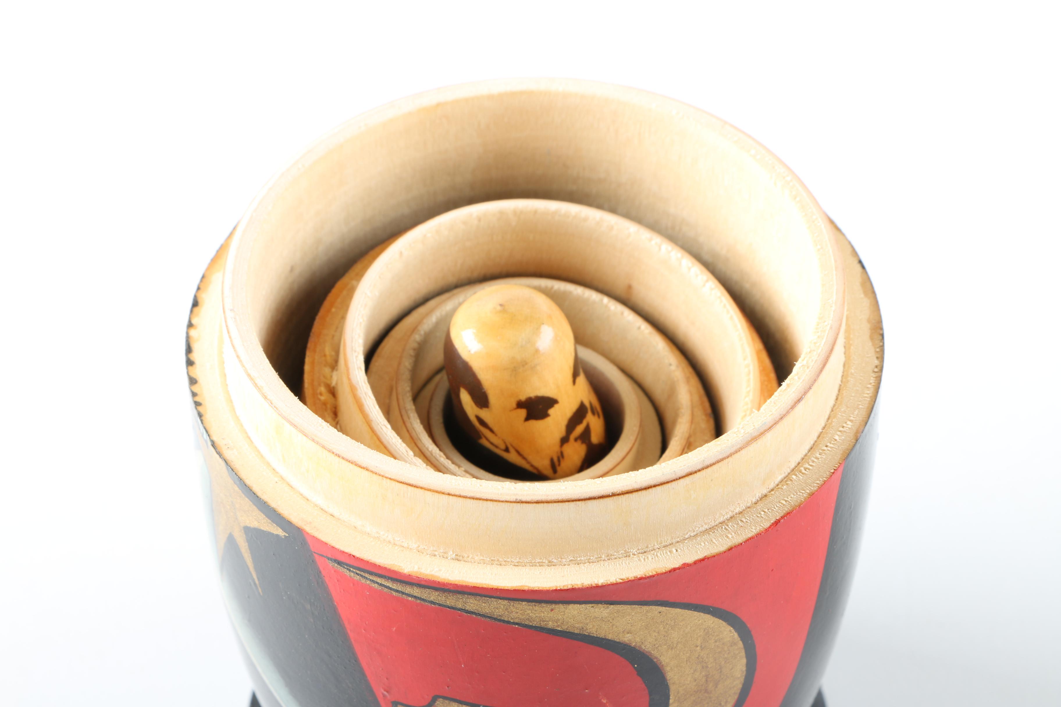 Matryoshka Nesting Dolls of Soviet Union Politicians