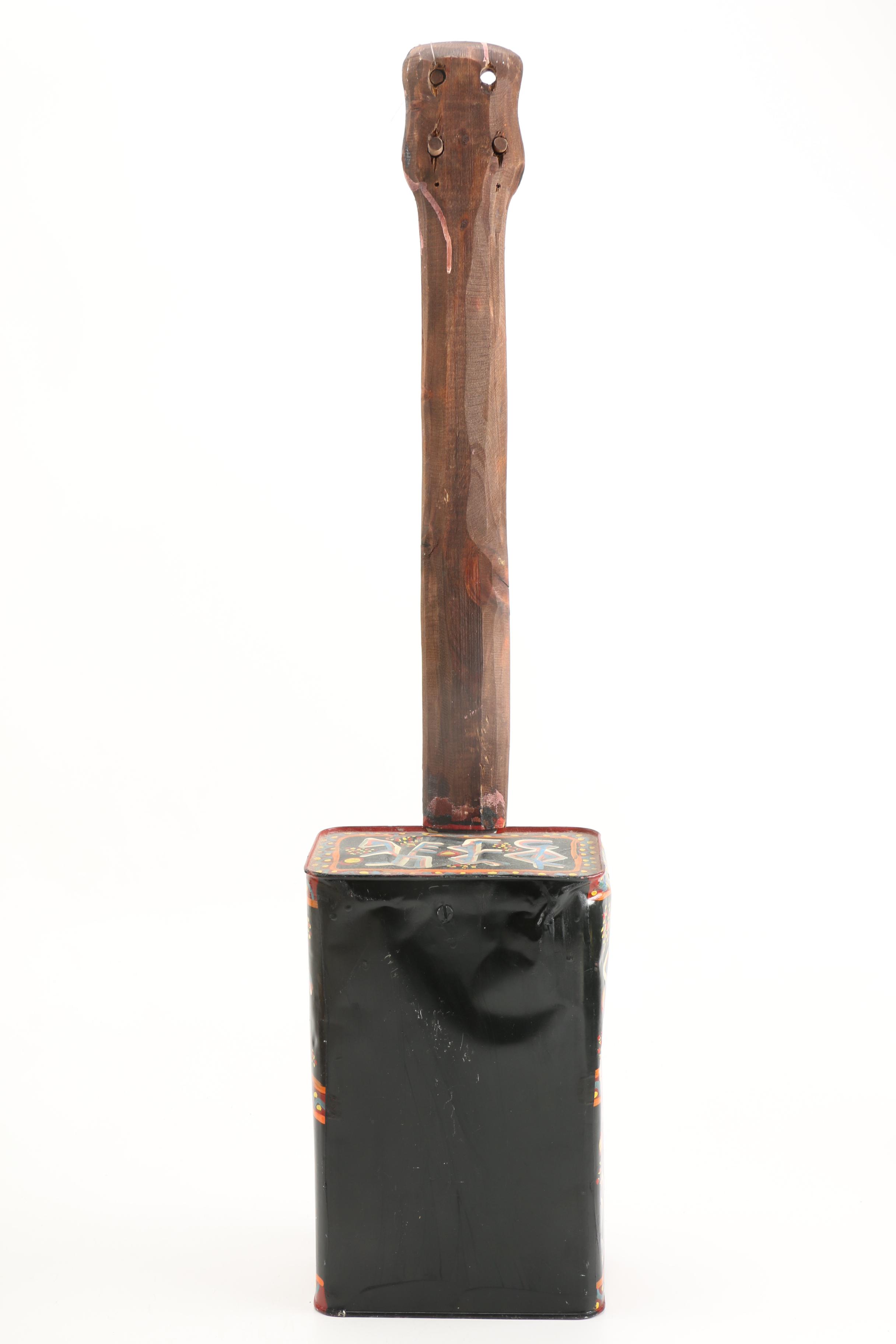 Handmade String Instruments Including Dayak Sapek From Indonesia