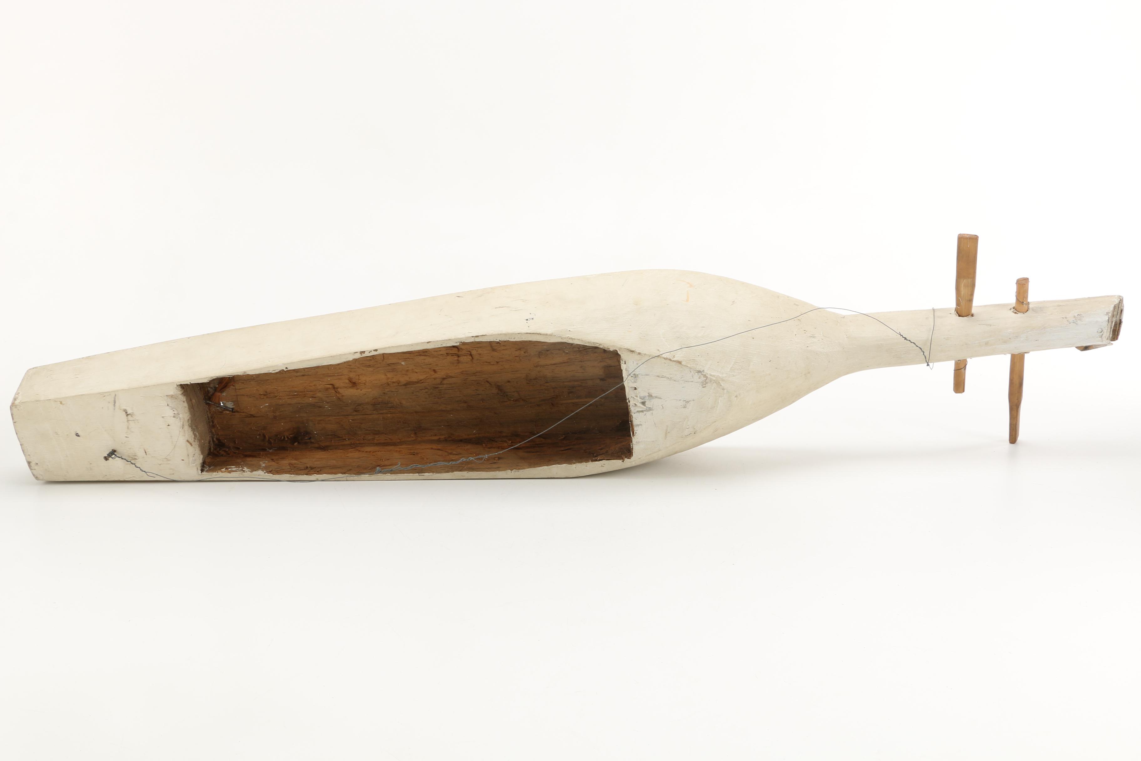 Handmade String Instruments Including Dayak Sapek From Indonesia