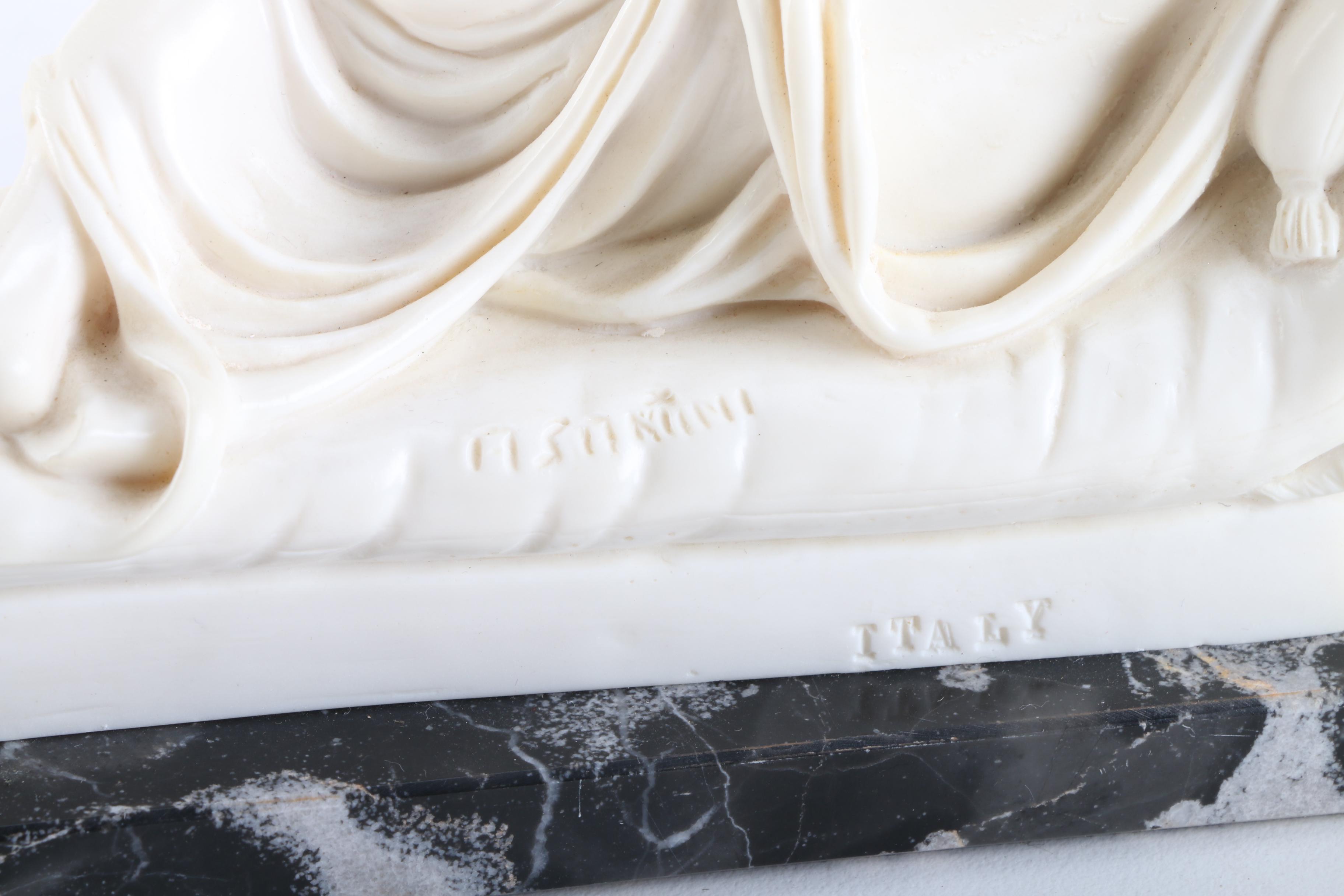 Paolina Bonaparte Resin and Marble Figurine