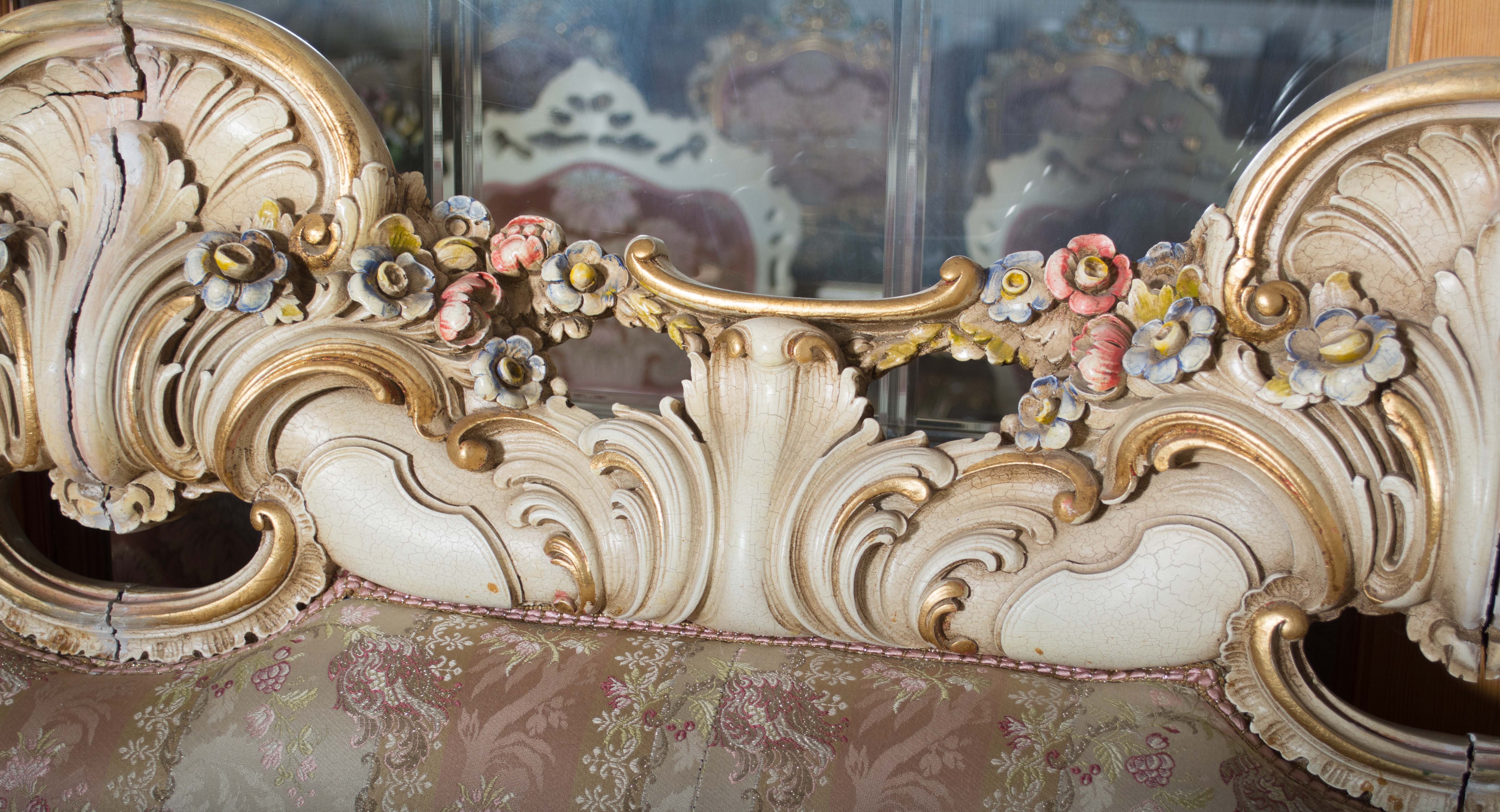 Rococo Style Loveseat
