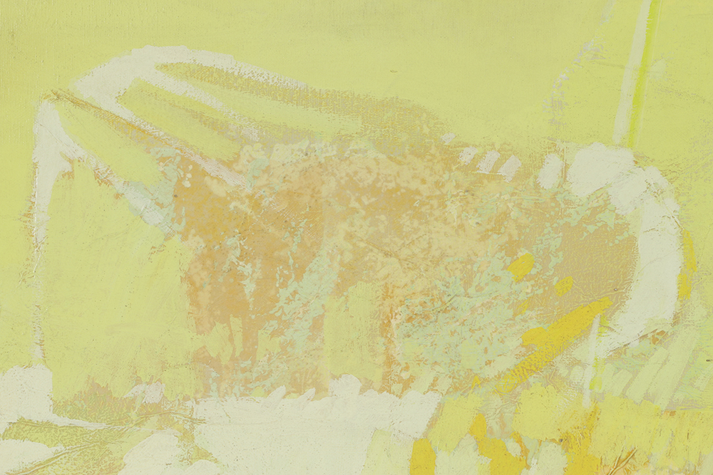 Nanci Blair Closson Acrylic on Canvas of Abstract Scene