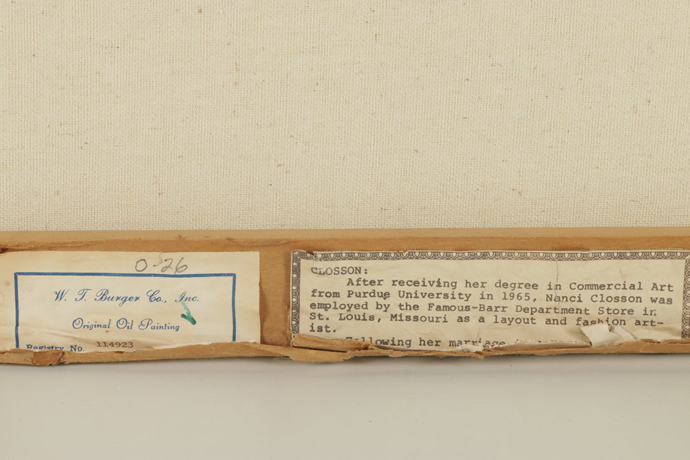 Nanci Blair Closson Acrylic on Canvas of Abstract Scene