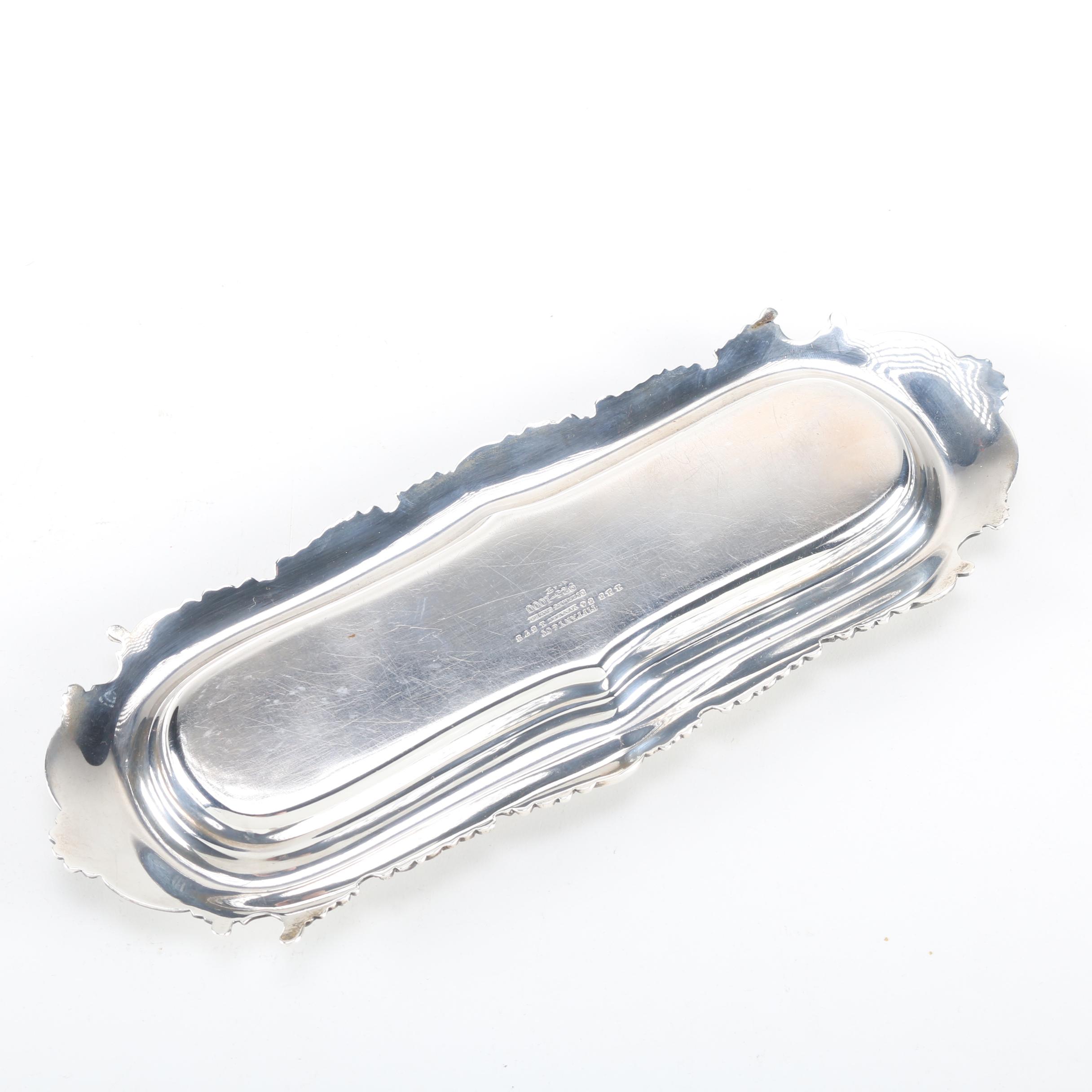 Antique Tiffany & Co. Sterling Silver Pen Tray