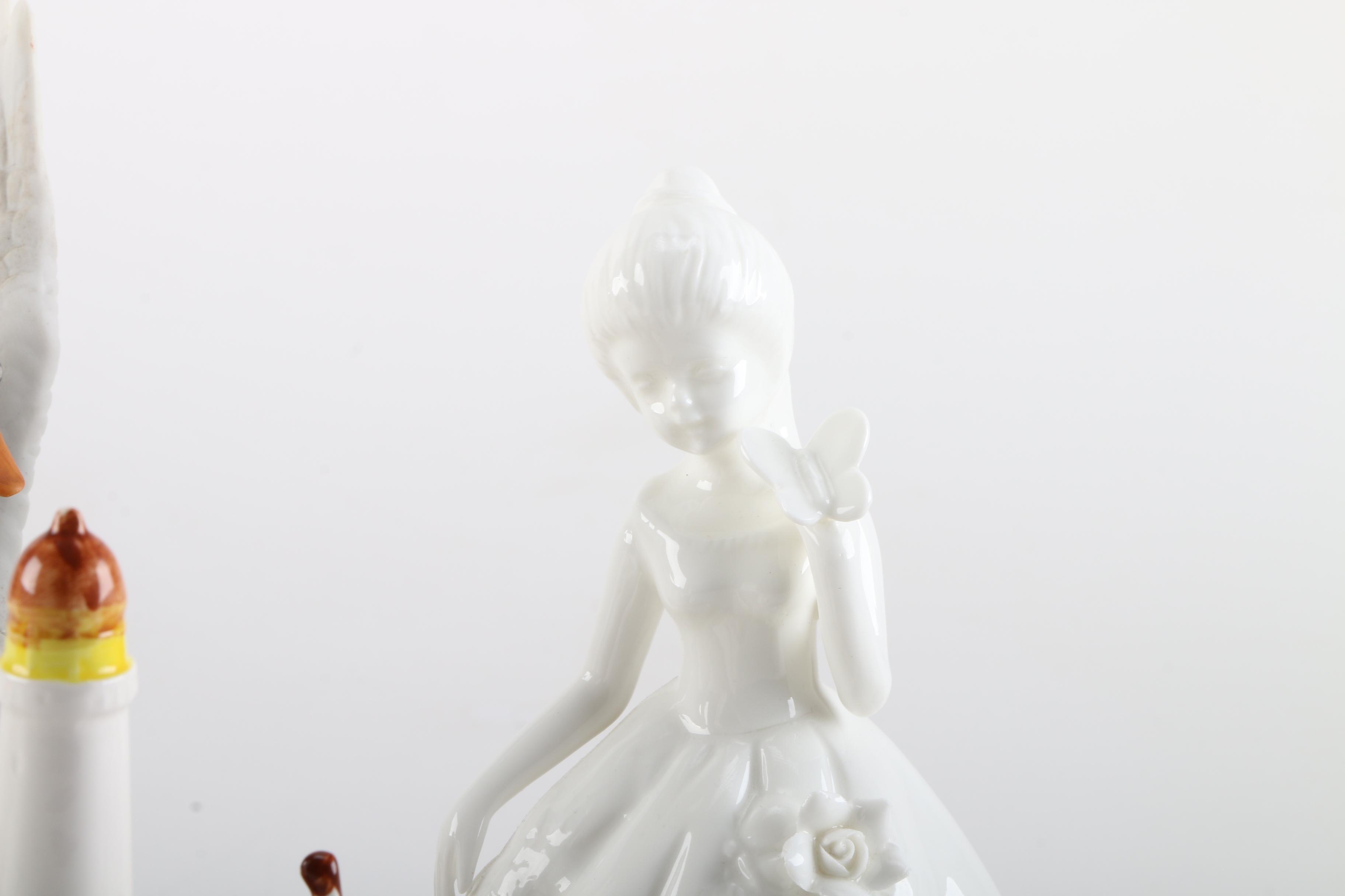 Collection of Ceramic Music Boxes Featuring Norman Rockwell "Birthday Party"