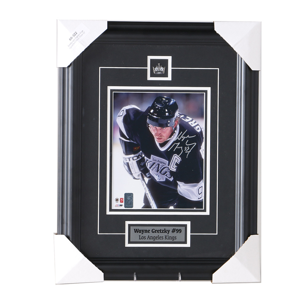 Signed and Framed Wayne Gretzky Los Angeles Kings Picture