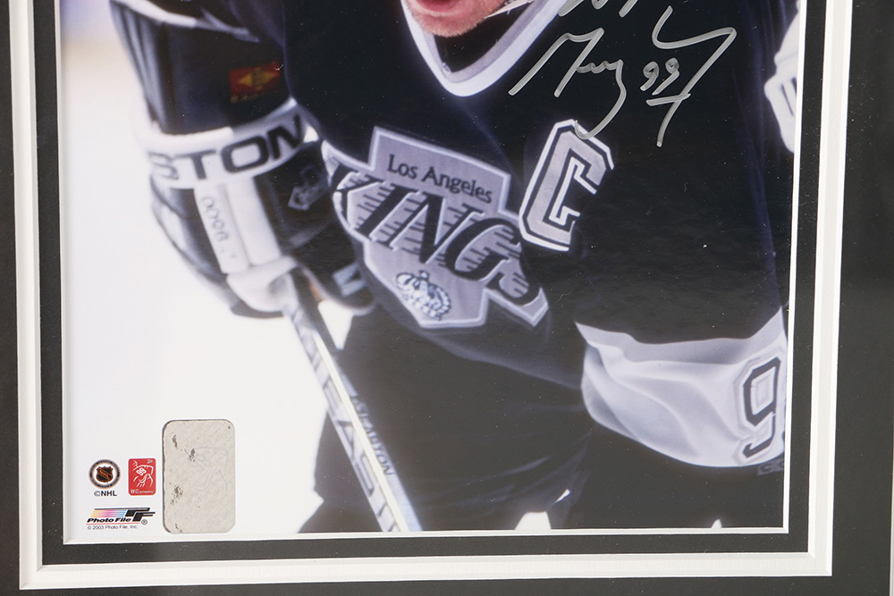 Signed and Framed Wayne Gretzky Los Angeles Kings Picture
