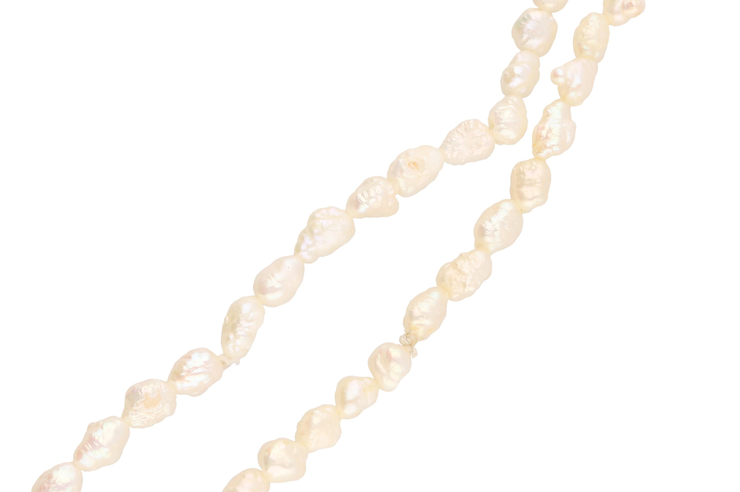 Cultured Pearl Necklace and Vintage Beaded New Light Compact