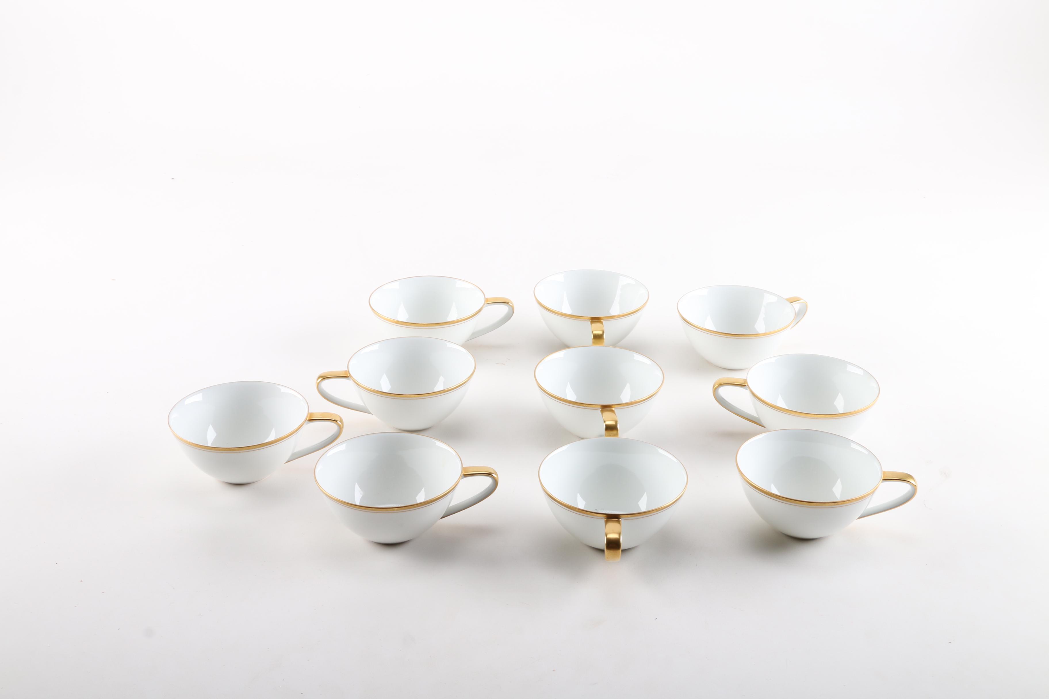 White and Gold Noritake China Set
