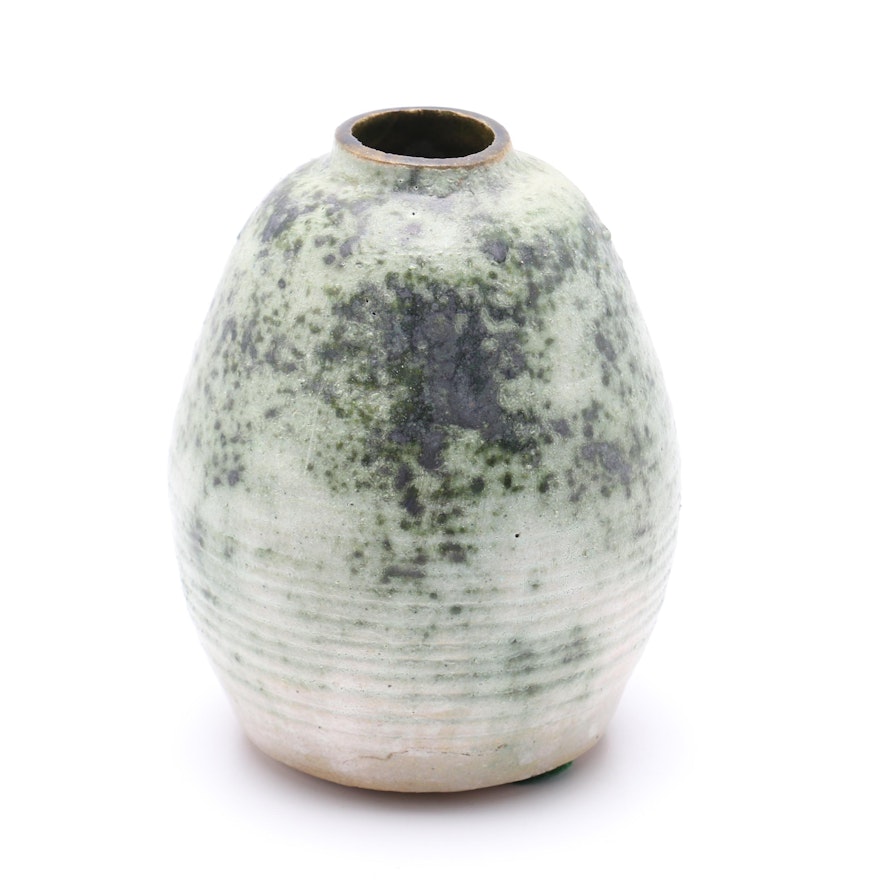 Green Ceramic Vase