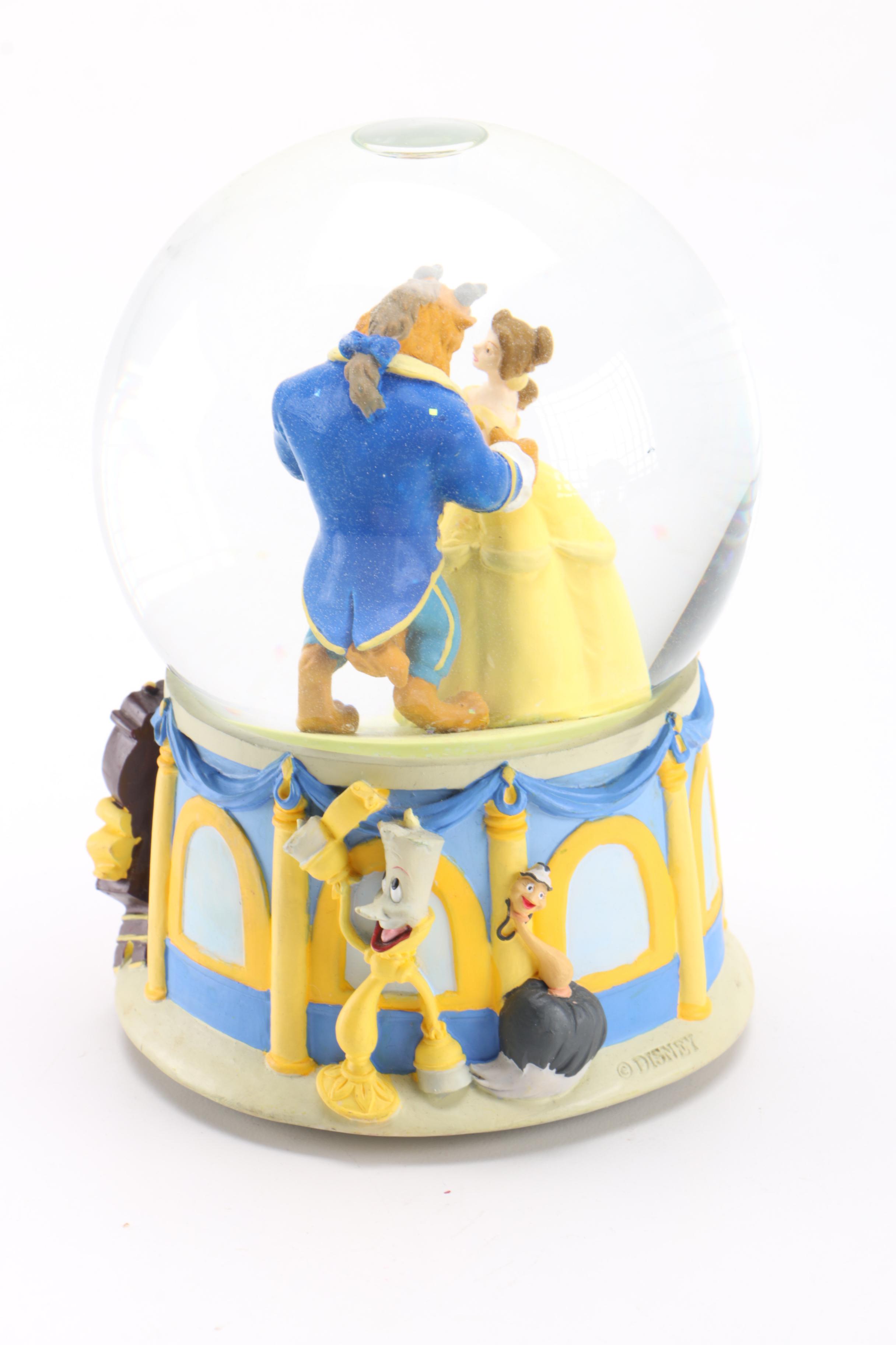 Disney Snow Globes and Statue