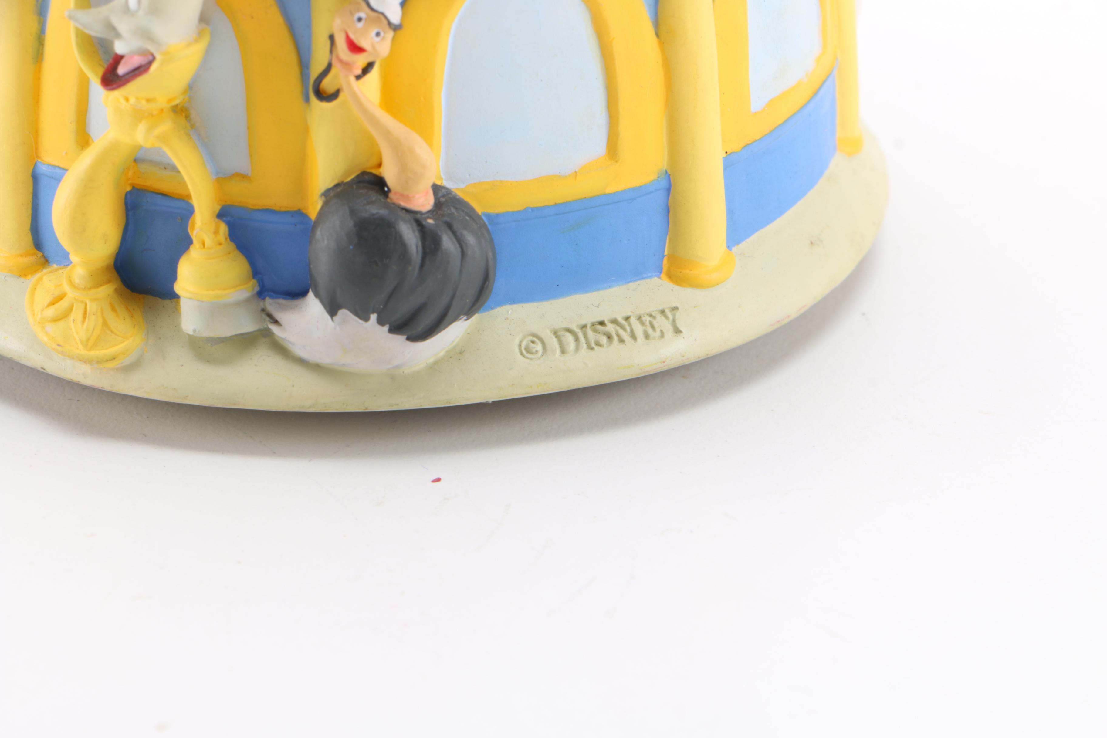 Disney Snow Globes and Statue