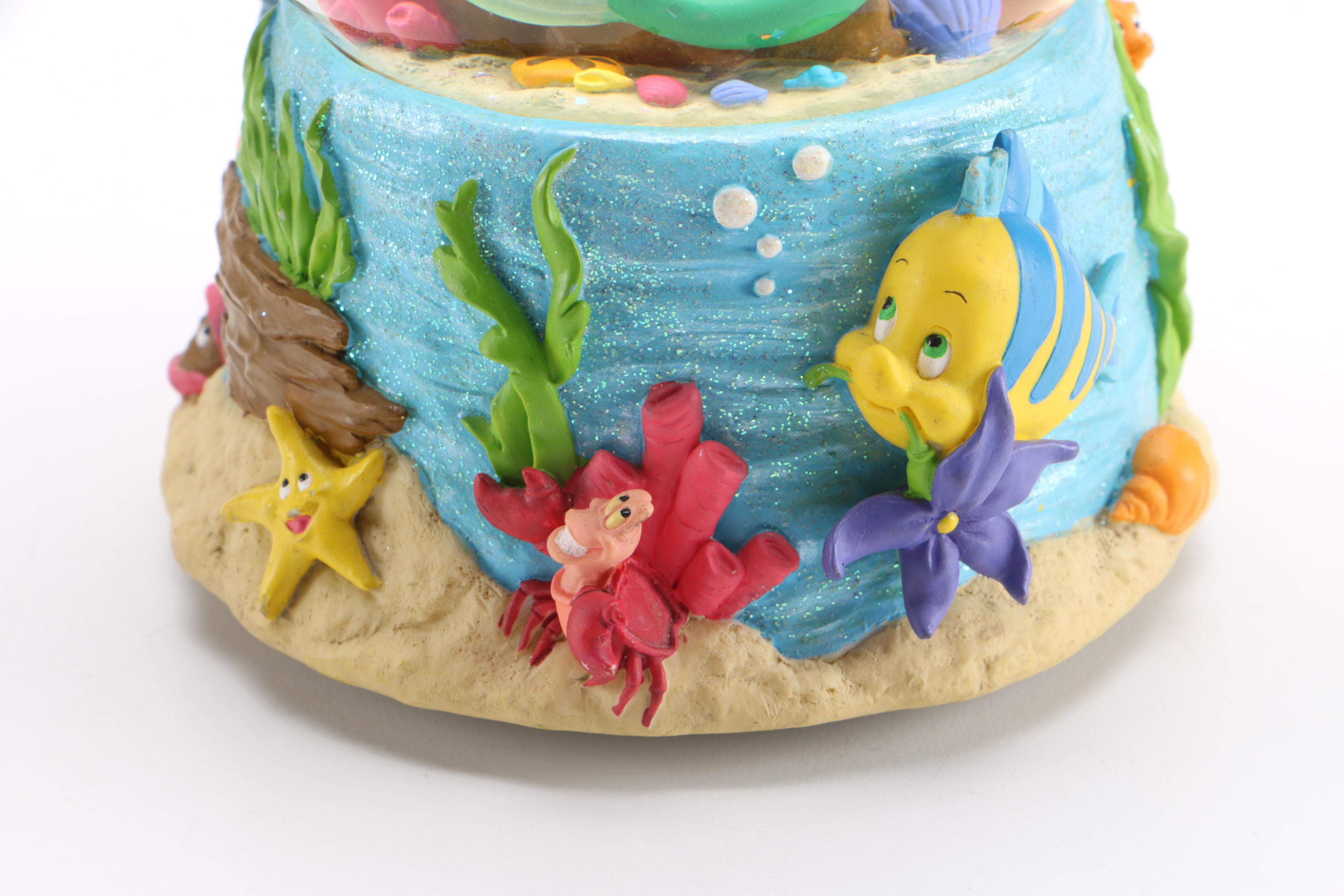 Disney Snow Globes and Statue