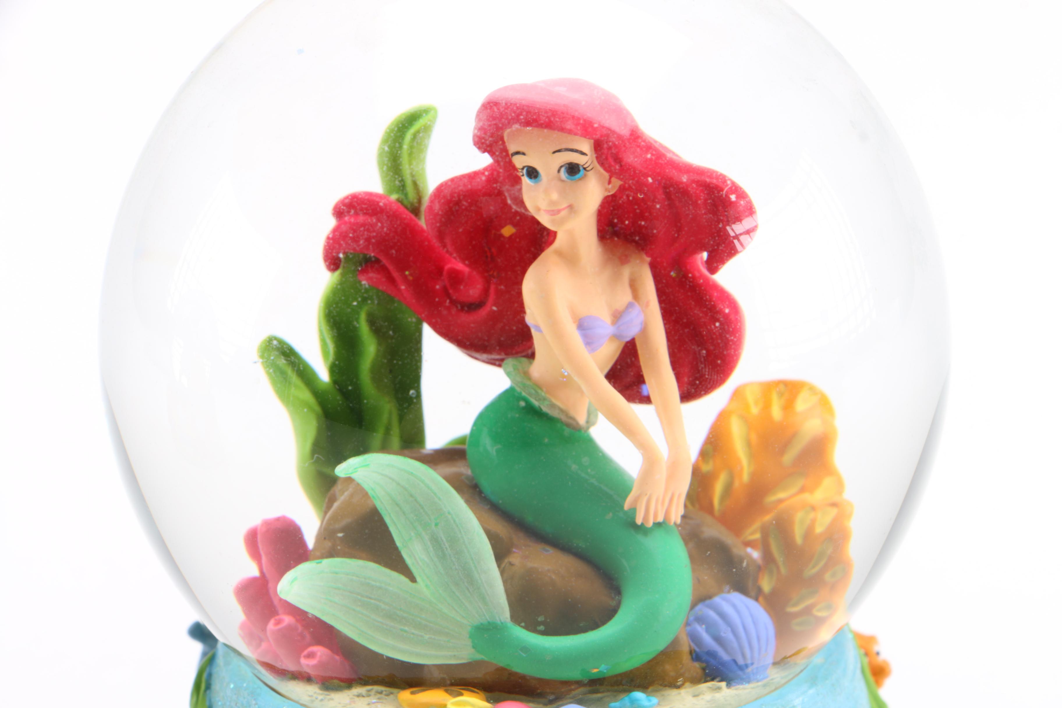 Disney Snow Globes and Statue