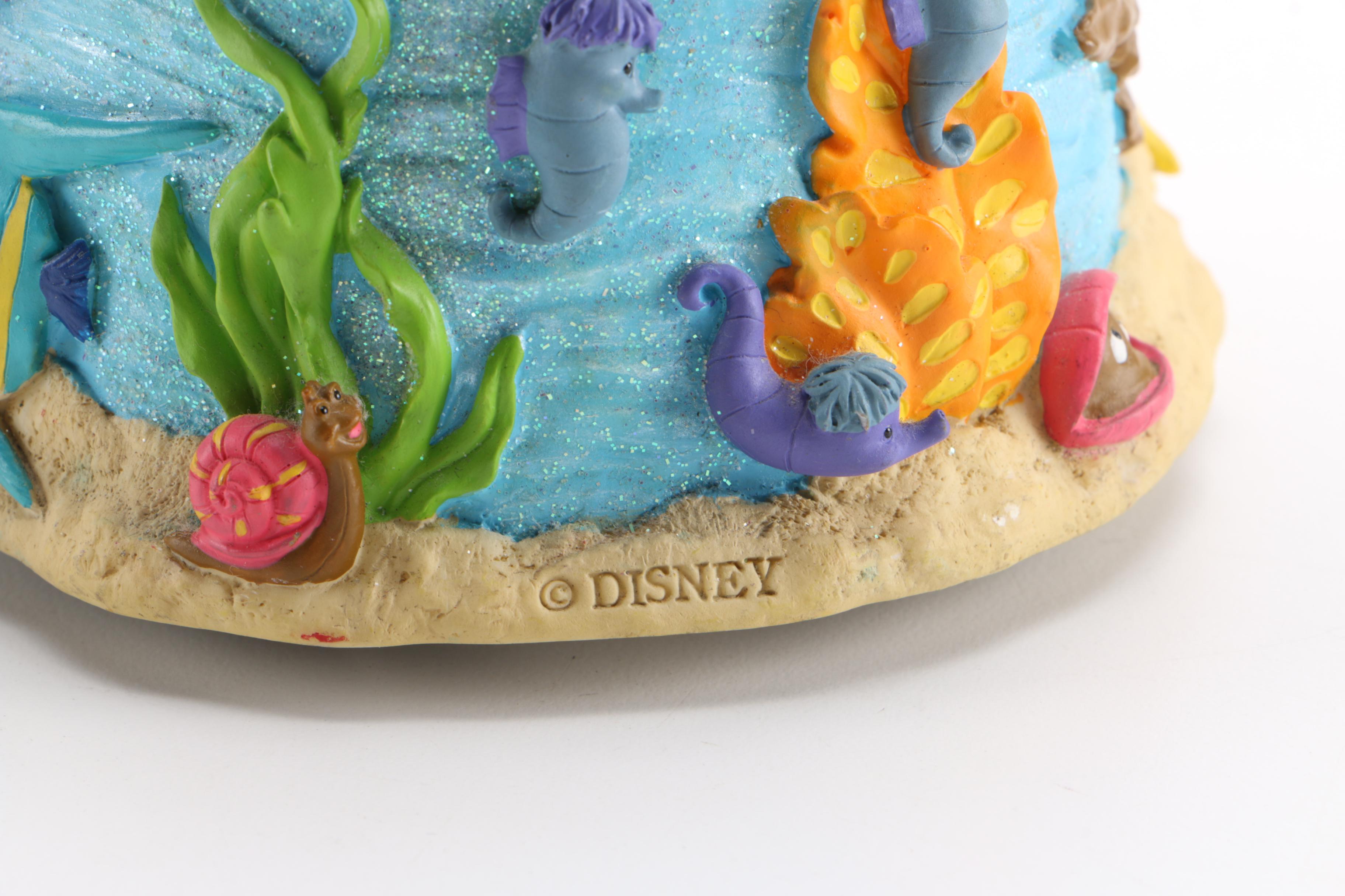 Disney Snow Globes and Statue