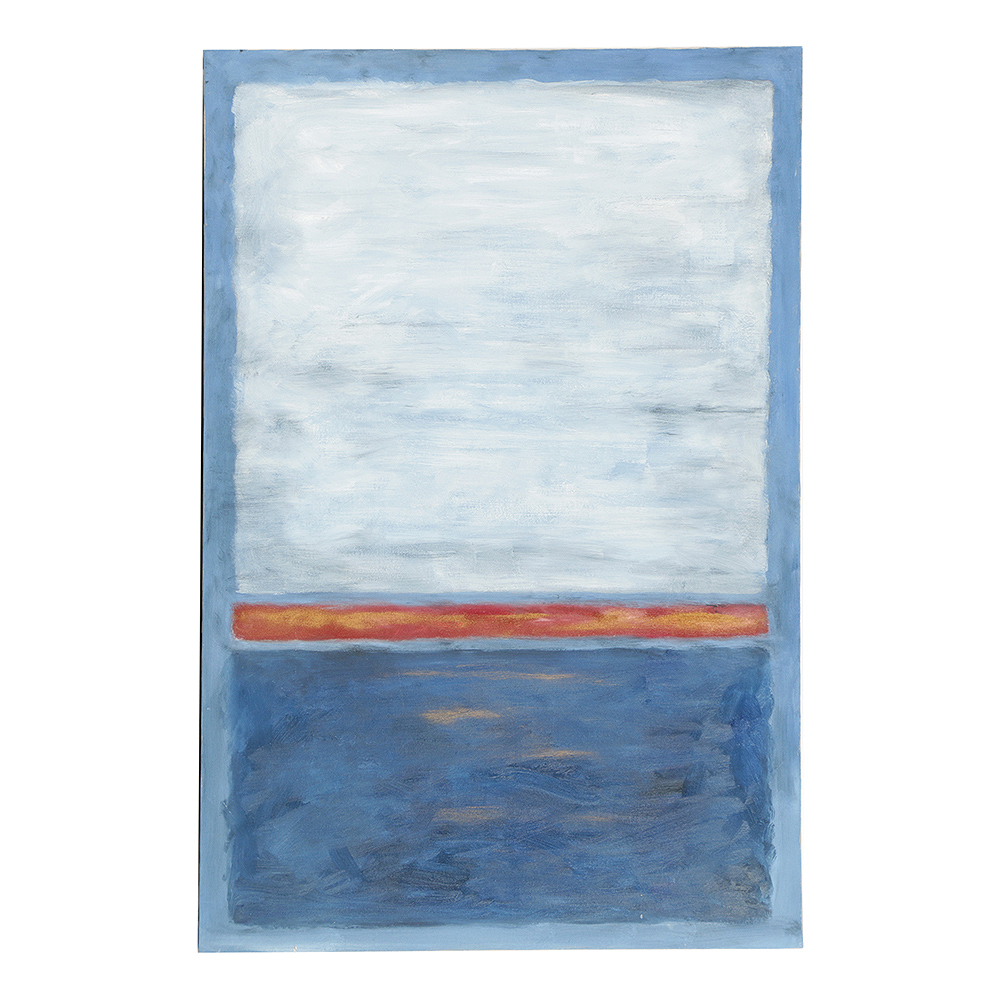 Oil Painting on Canvas of Abstract Color Field