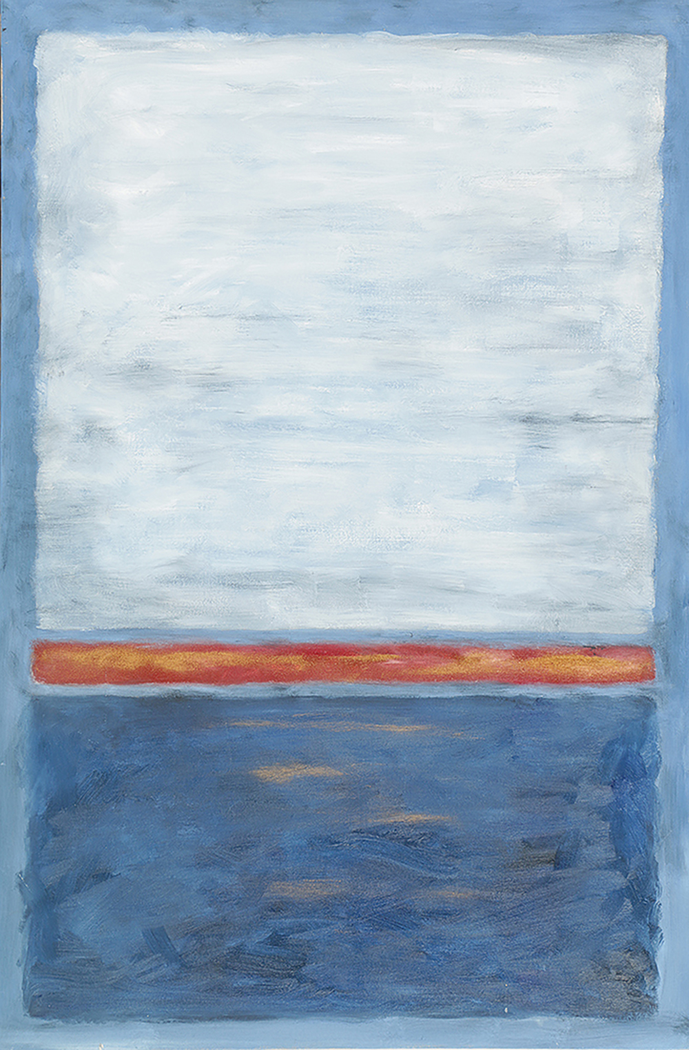 Oil Painting on Canvas of Abstract Color Field