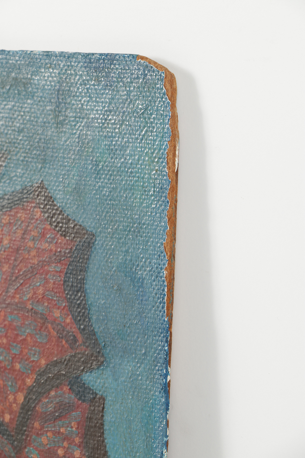 Oil Painting on Board of Abstract Flowers