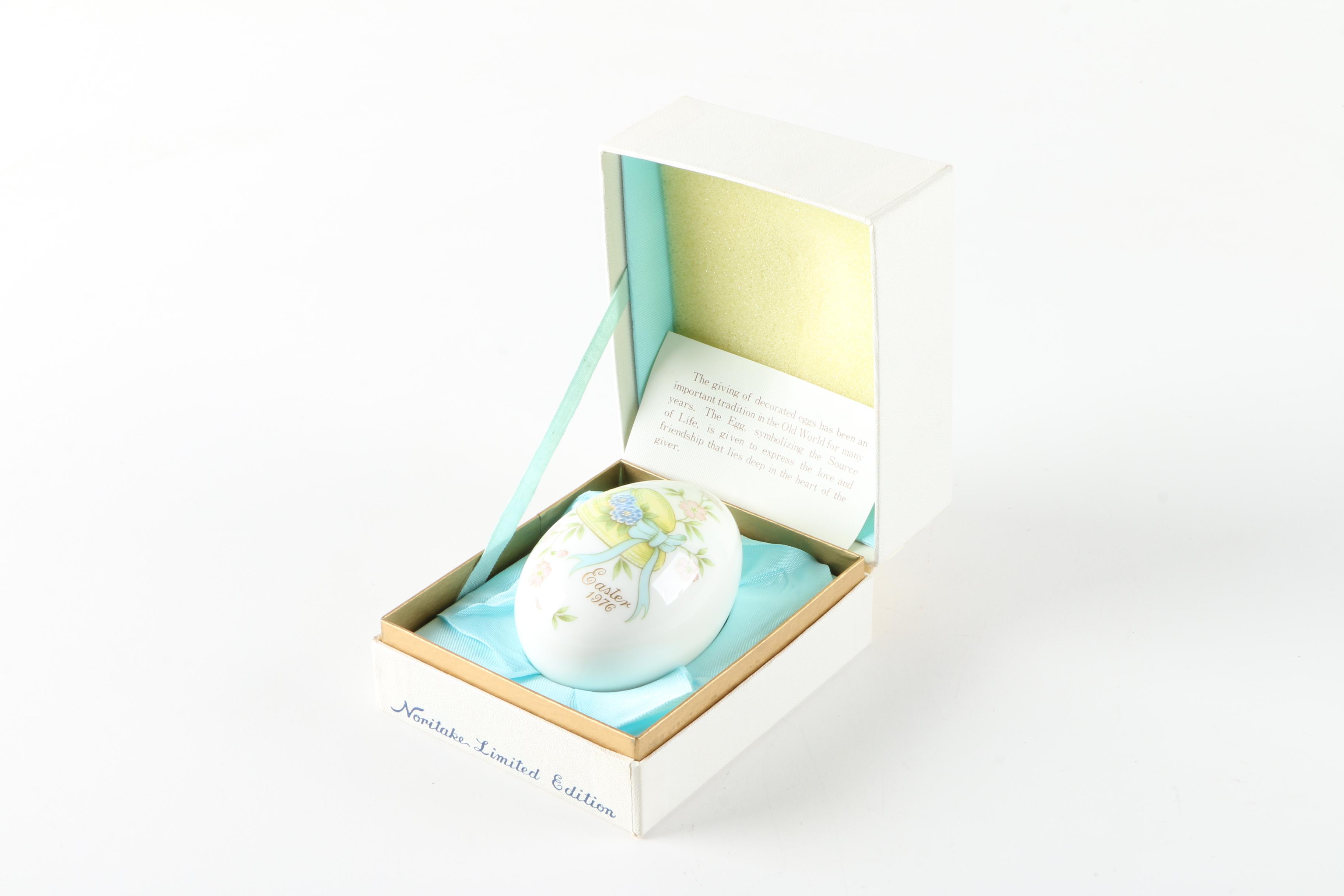 Limited Edition Noritake Porcelain Eggs