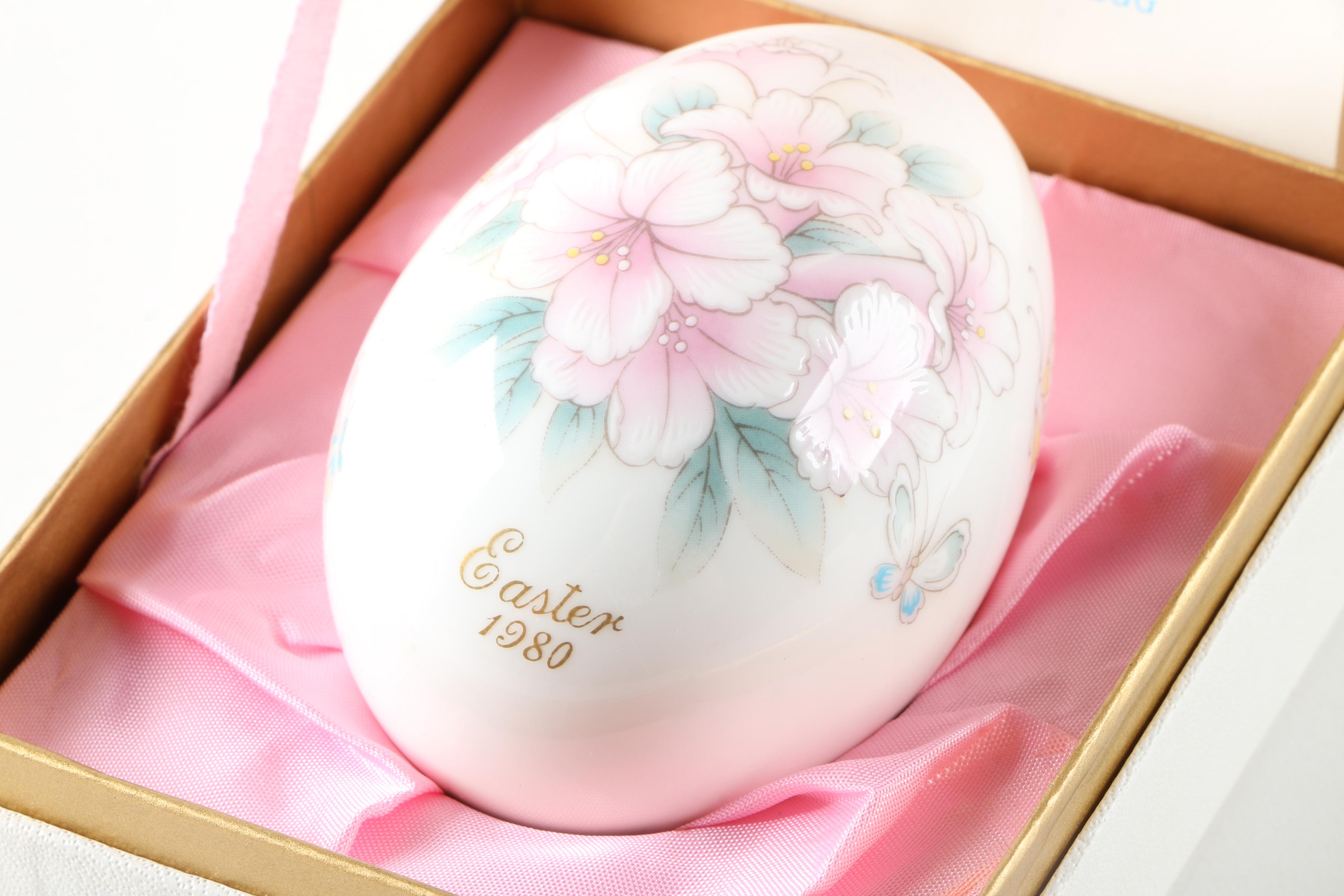 Limited Edition Noritake Porcelain Eggs
