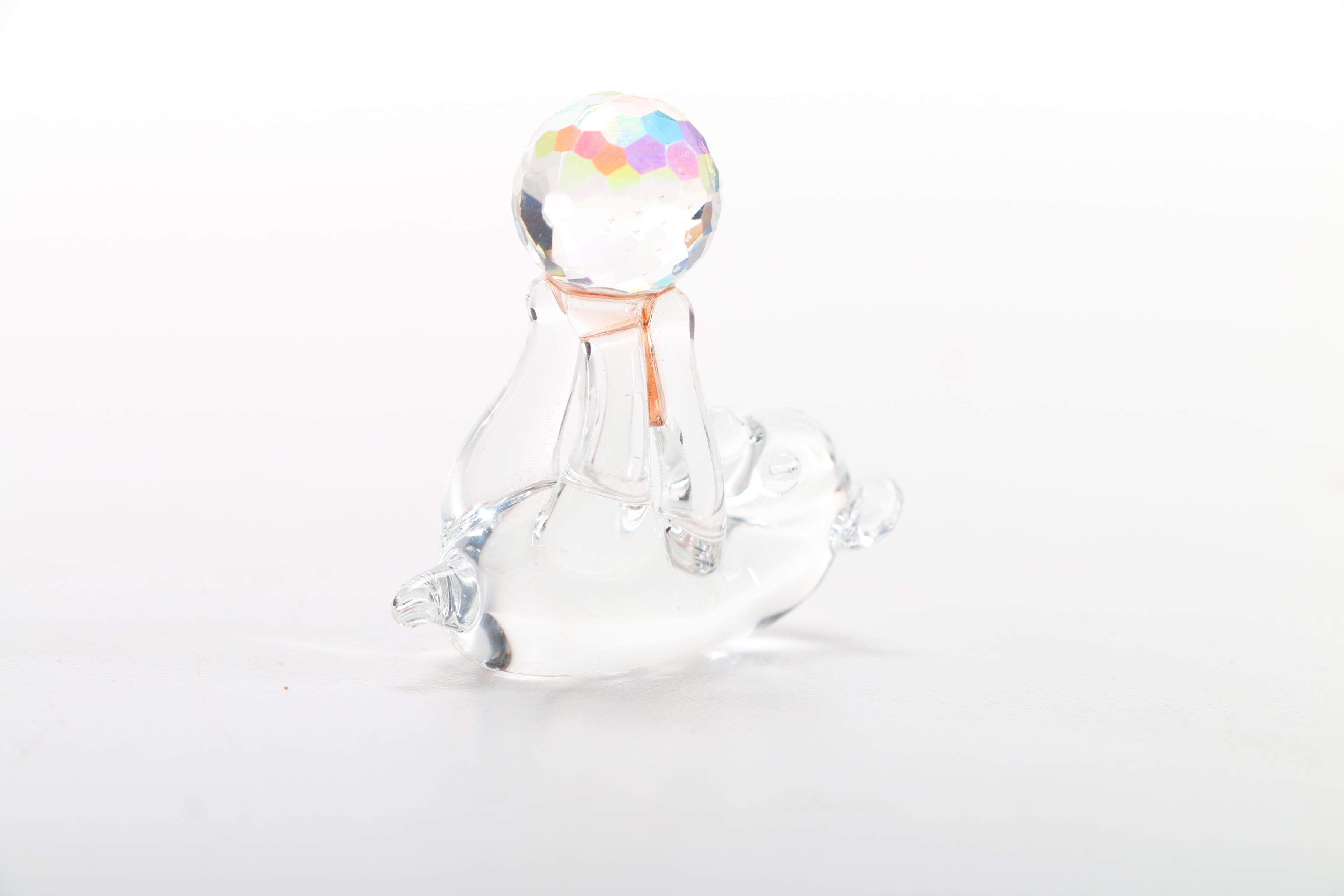 Glass Bear Figurine