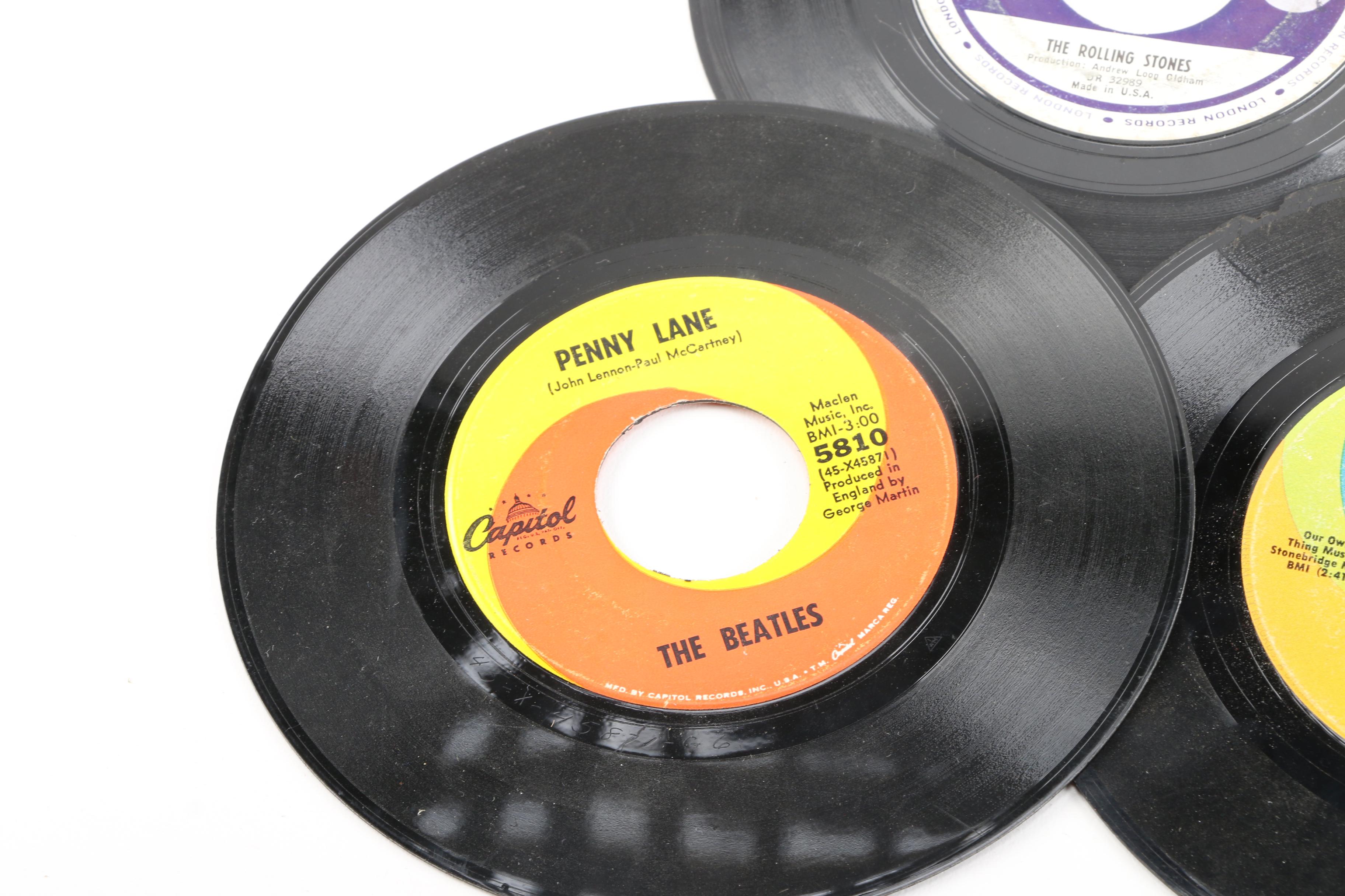 Beatles "Penny Lane," Stones, Beach Boys, Other Rock/Pop Singles