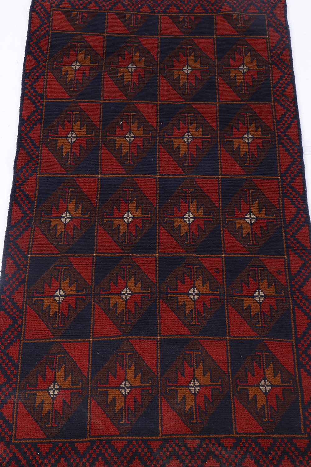 Hand-Knotted Baluch Area Rug