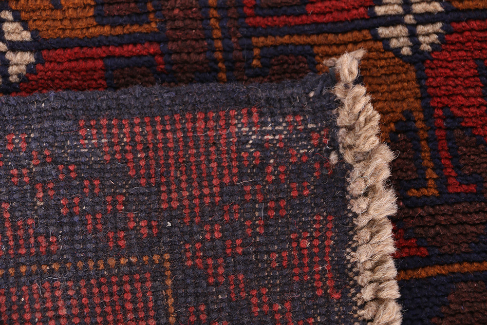 Hand-Knotted Baluch Area Rug