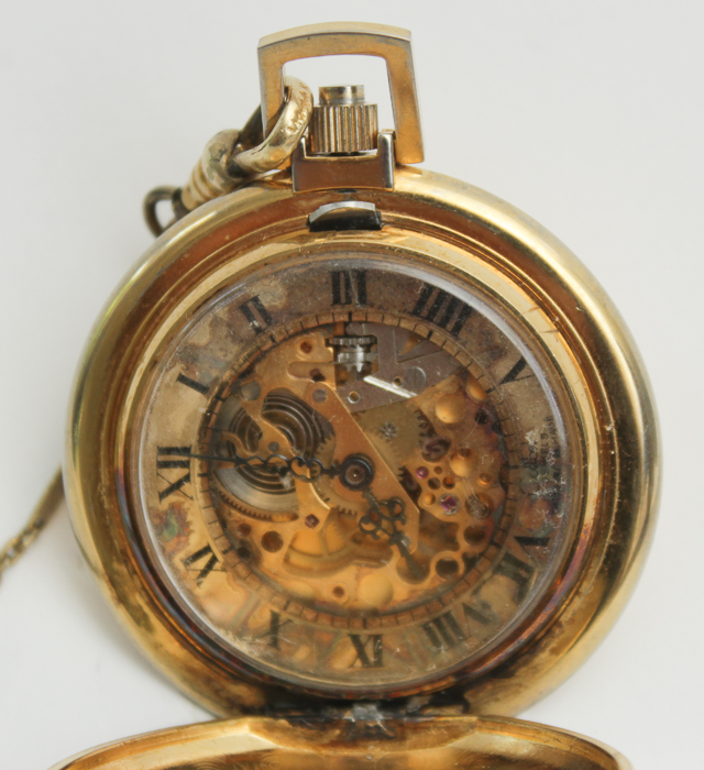 Vintage Colibri Hunting Case Pocket Watch