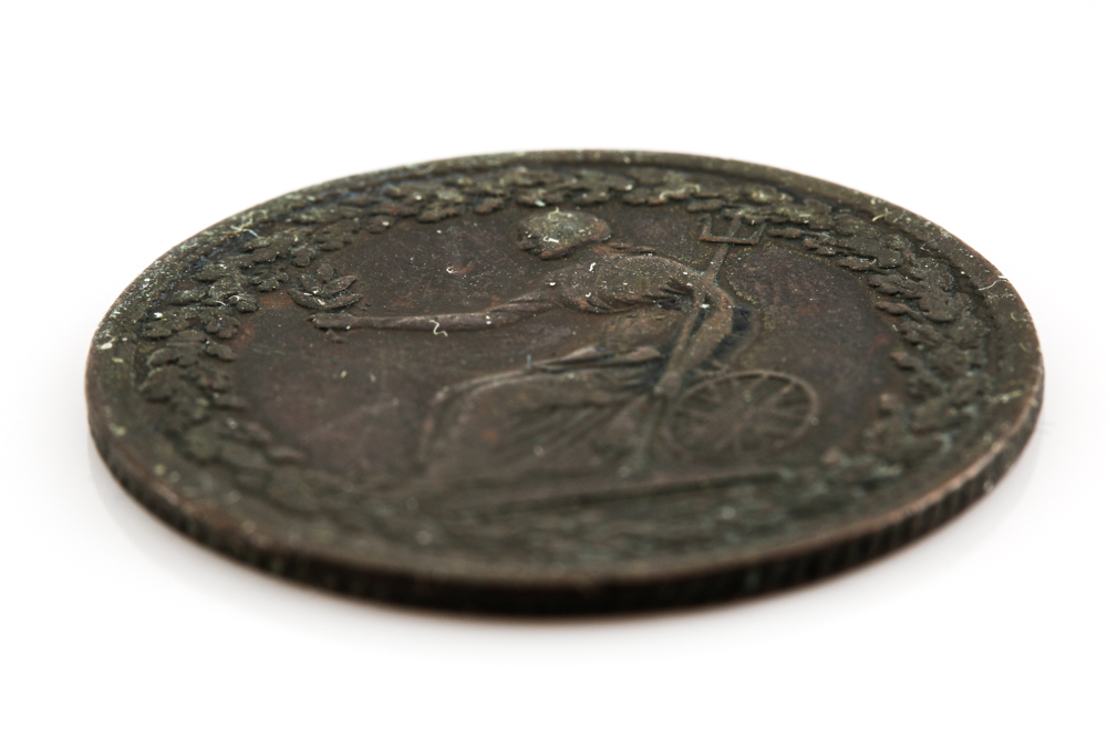 1814 Canadian Colonial Half Penny Token