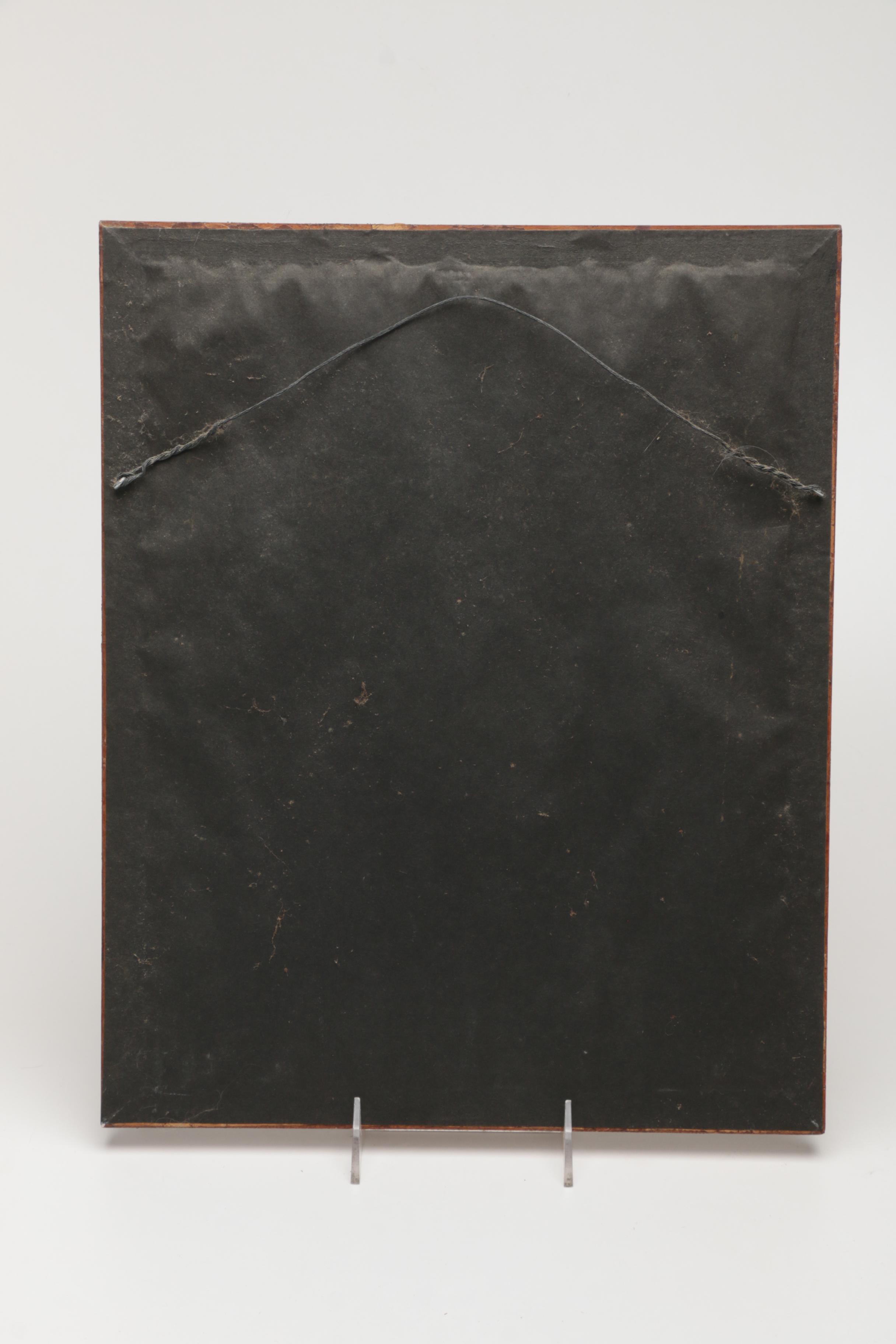 Vintage Framed Needlework Wall Decor