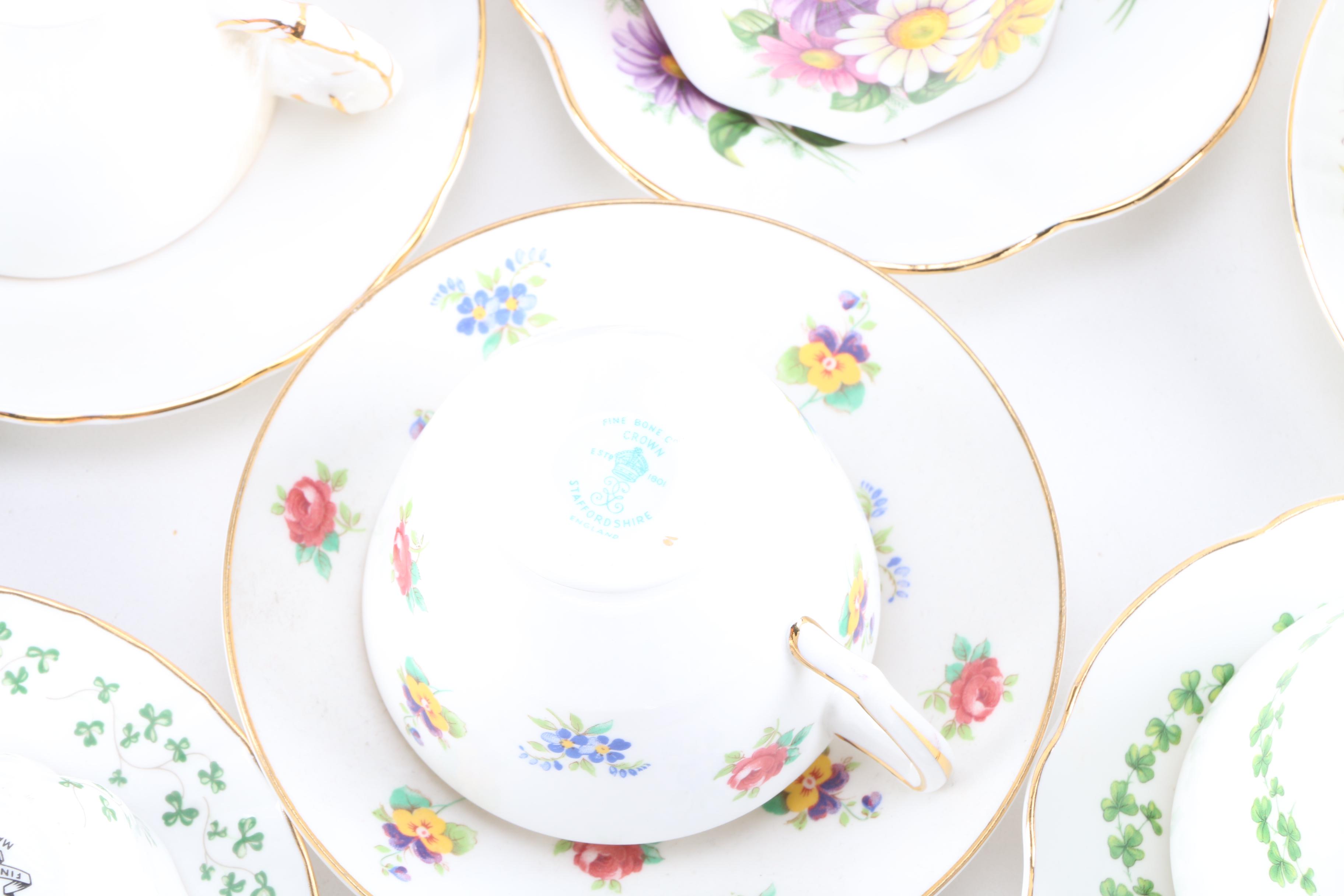 Assorted Teacups and Tea Set Pieces