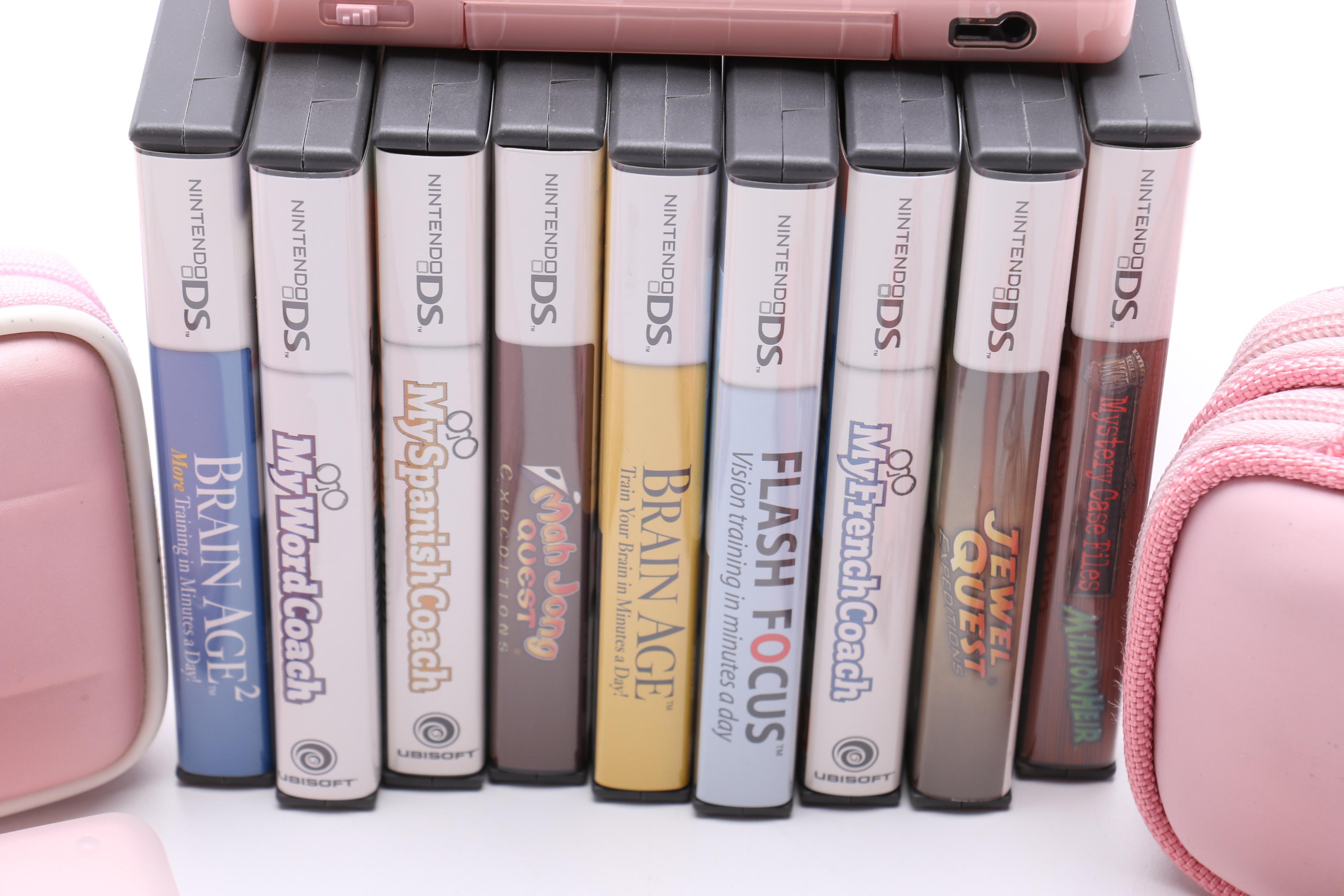 Nintendo DS Lite with Accessories and Games