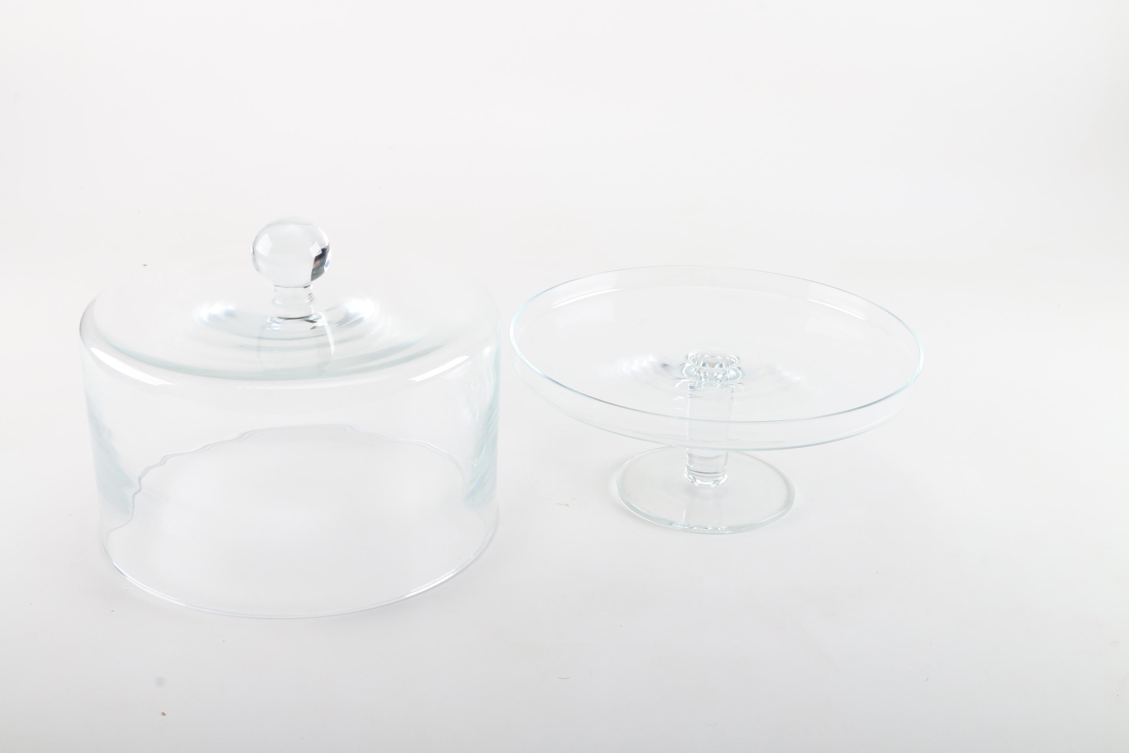 Glass Domed Cake Stand