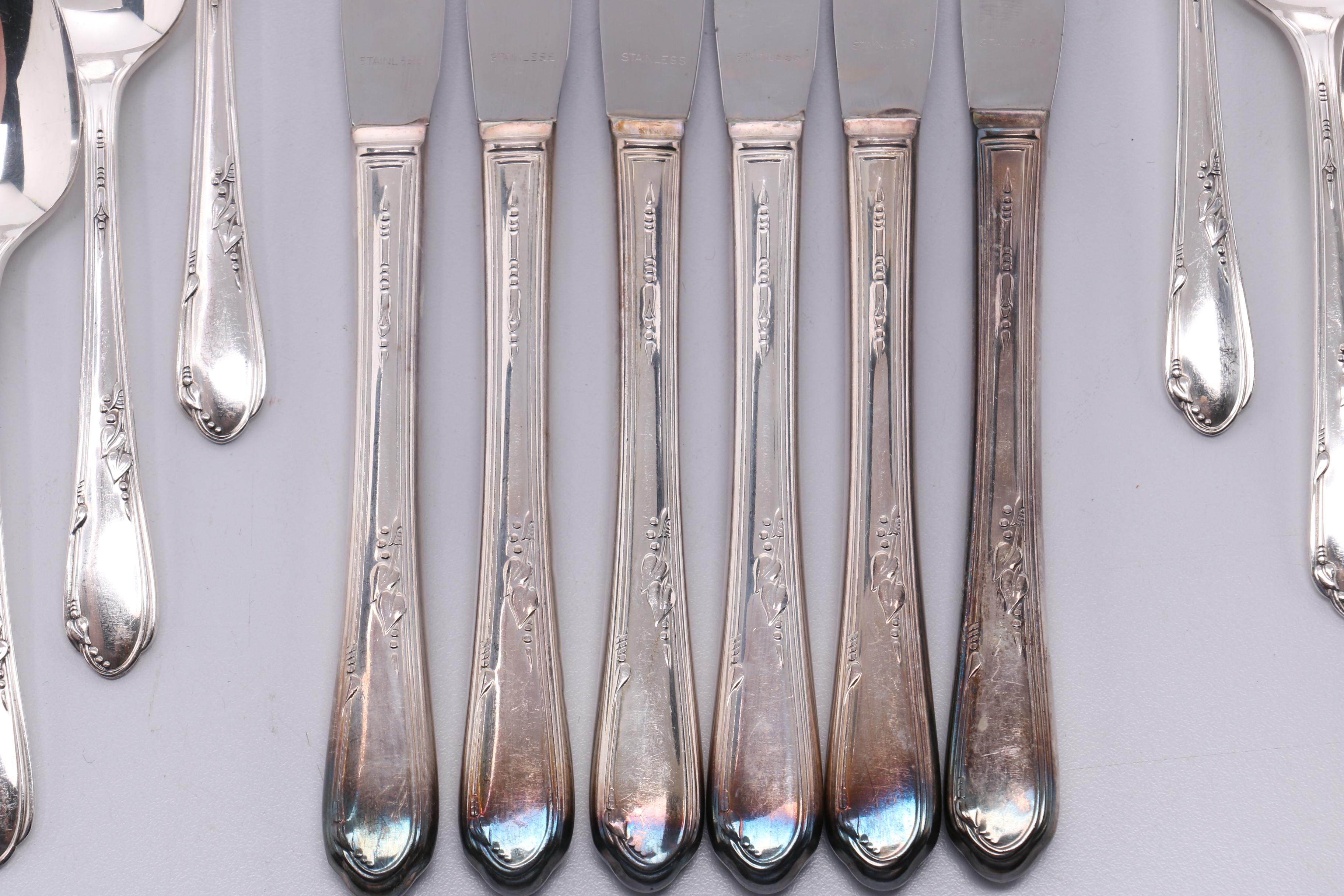 W. A. Rogers Plus Oneida Ltd. Silver Plate Flatware