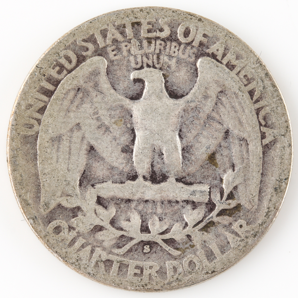 Four Washington Silver Quarters