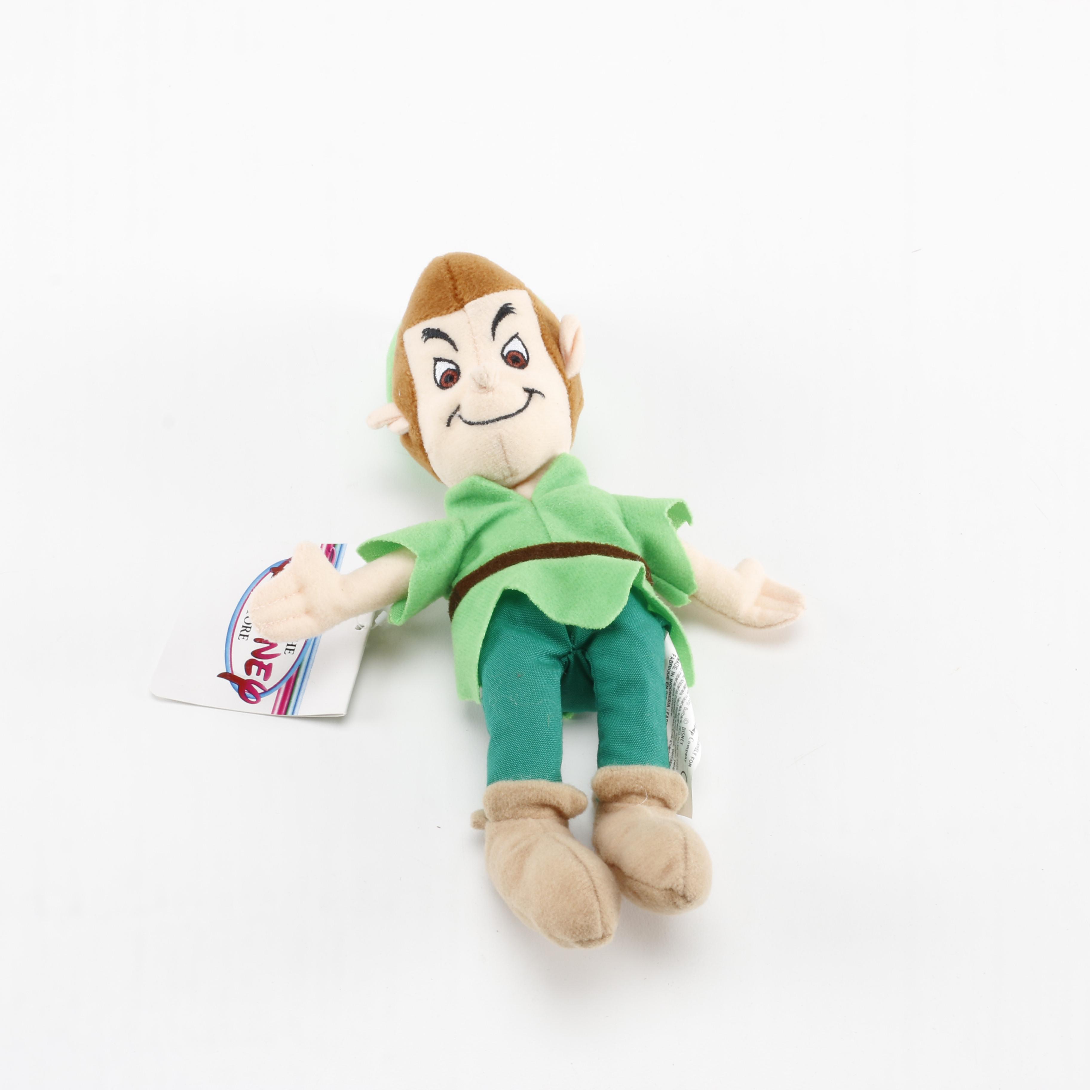 Walt Disney's Pinocchio and Peter Pan Plush Toys