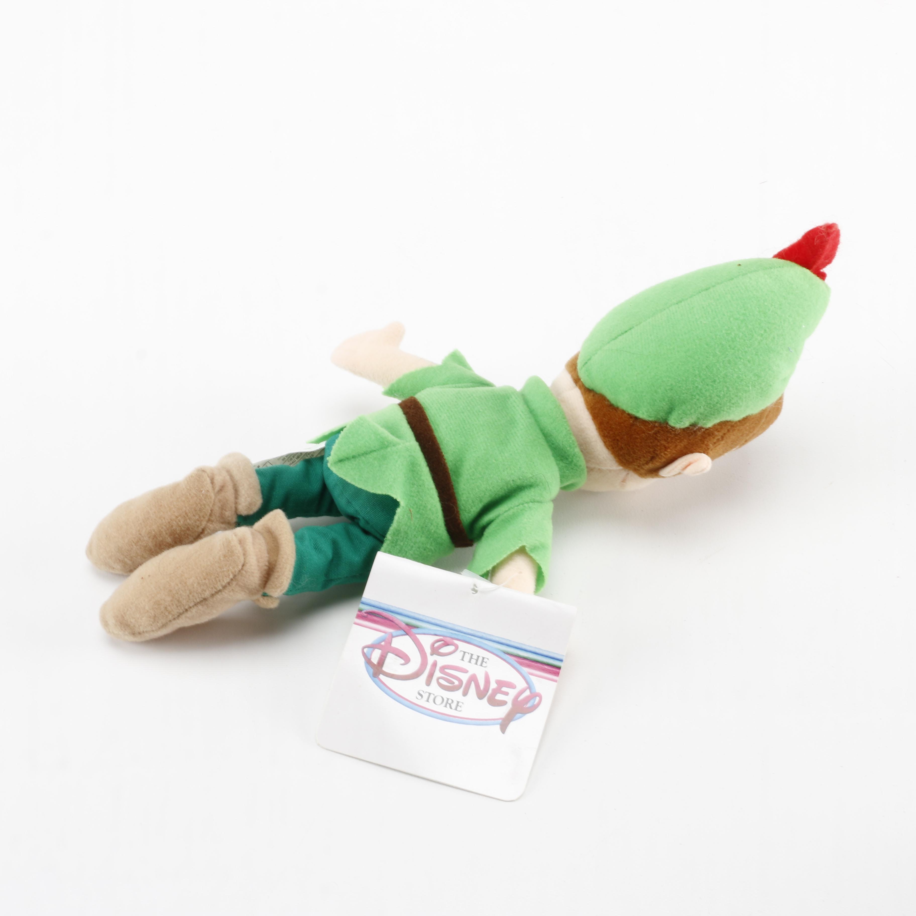 Walt Disney's Pinocchio and Peter Pan Plush Toys
