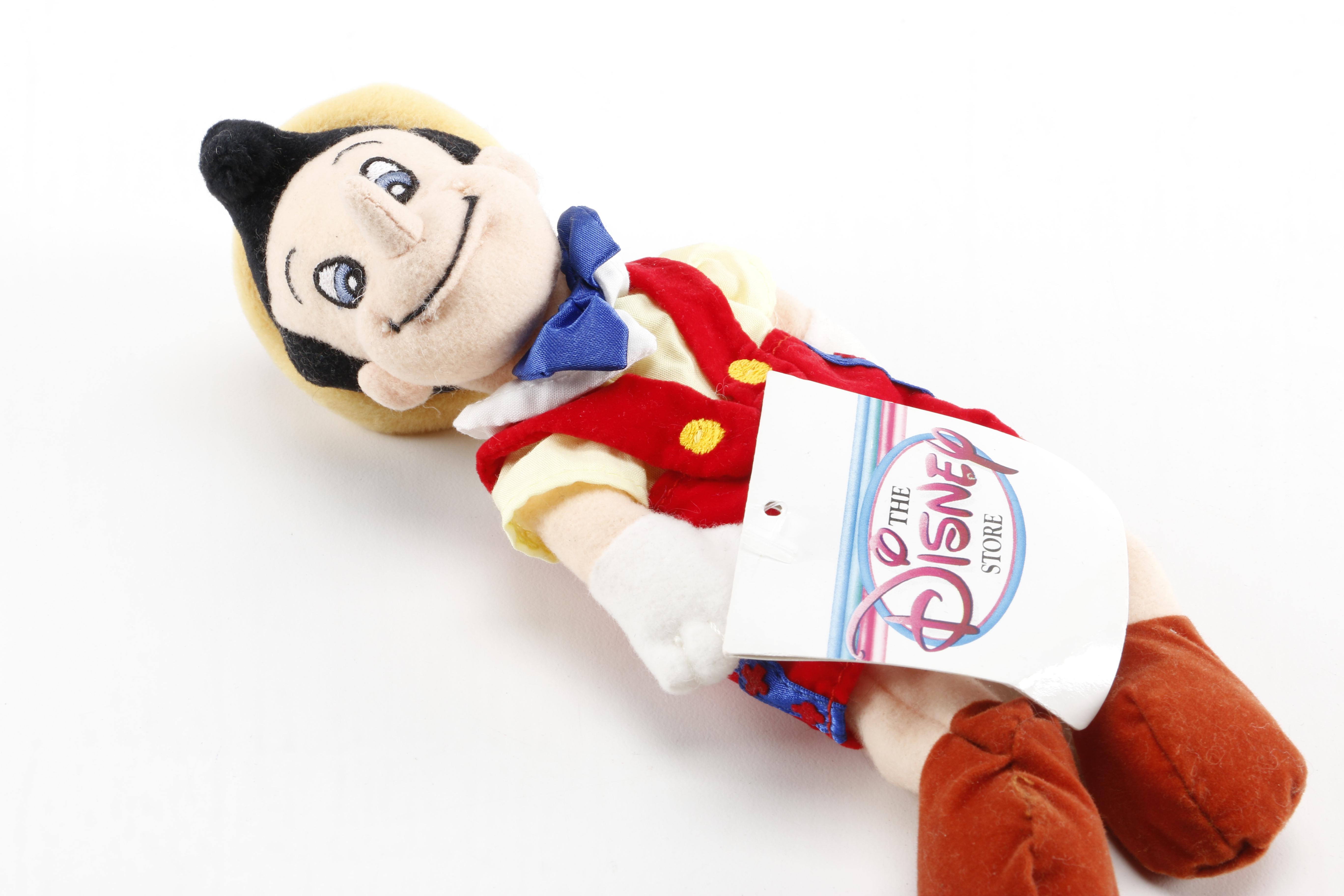 Walt Disney's Pinocchio and Peter Pan Plush Toys